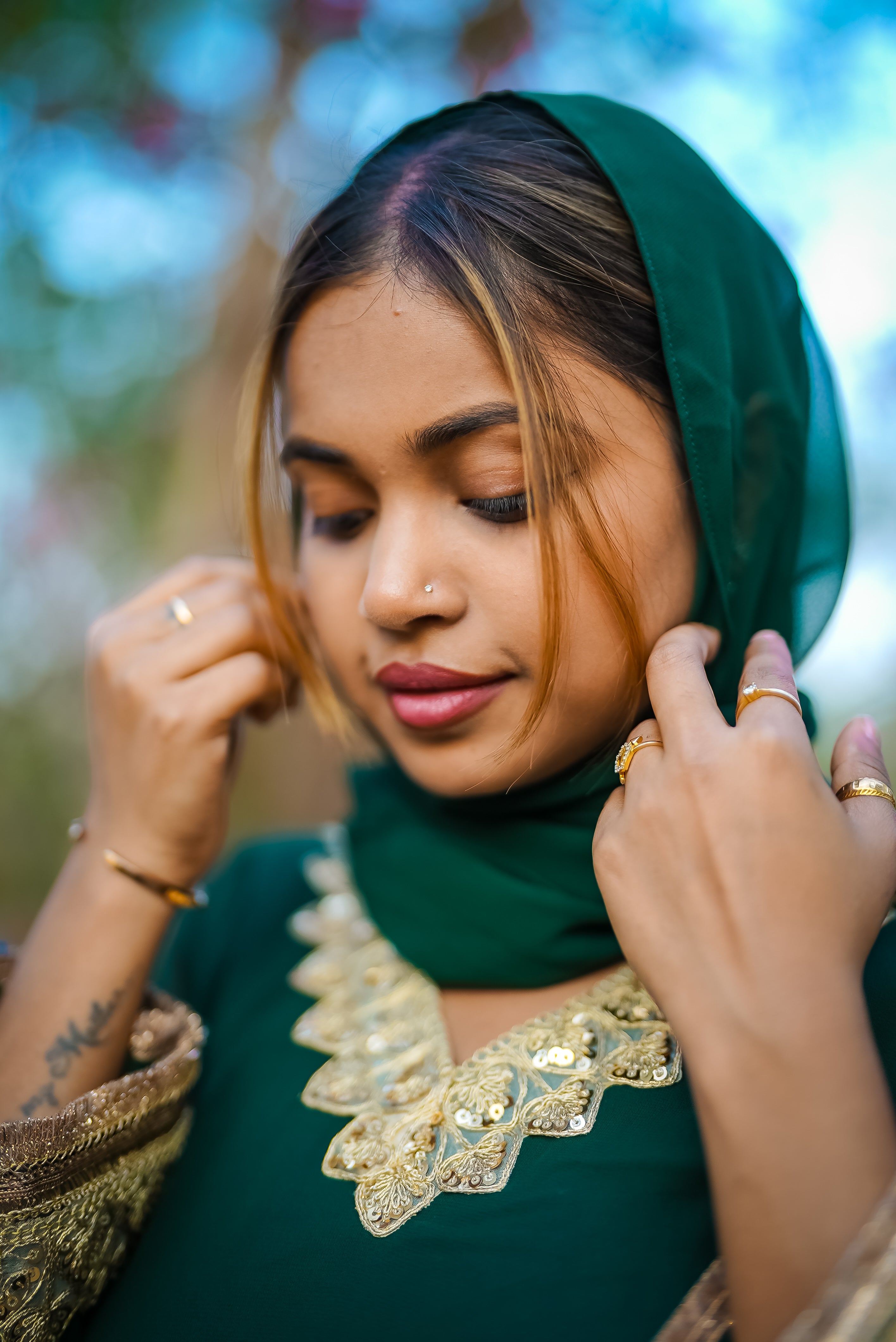 Zoya Kurti With Scarf