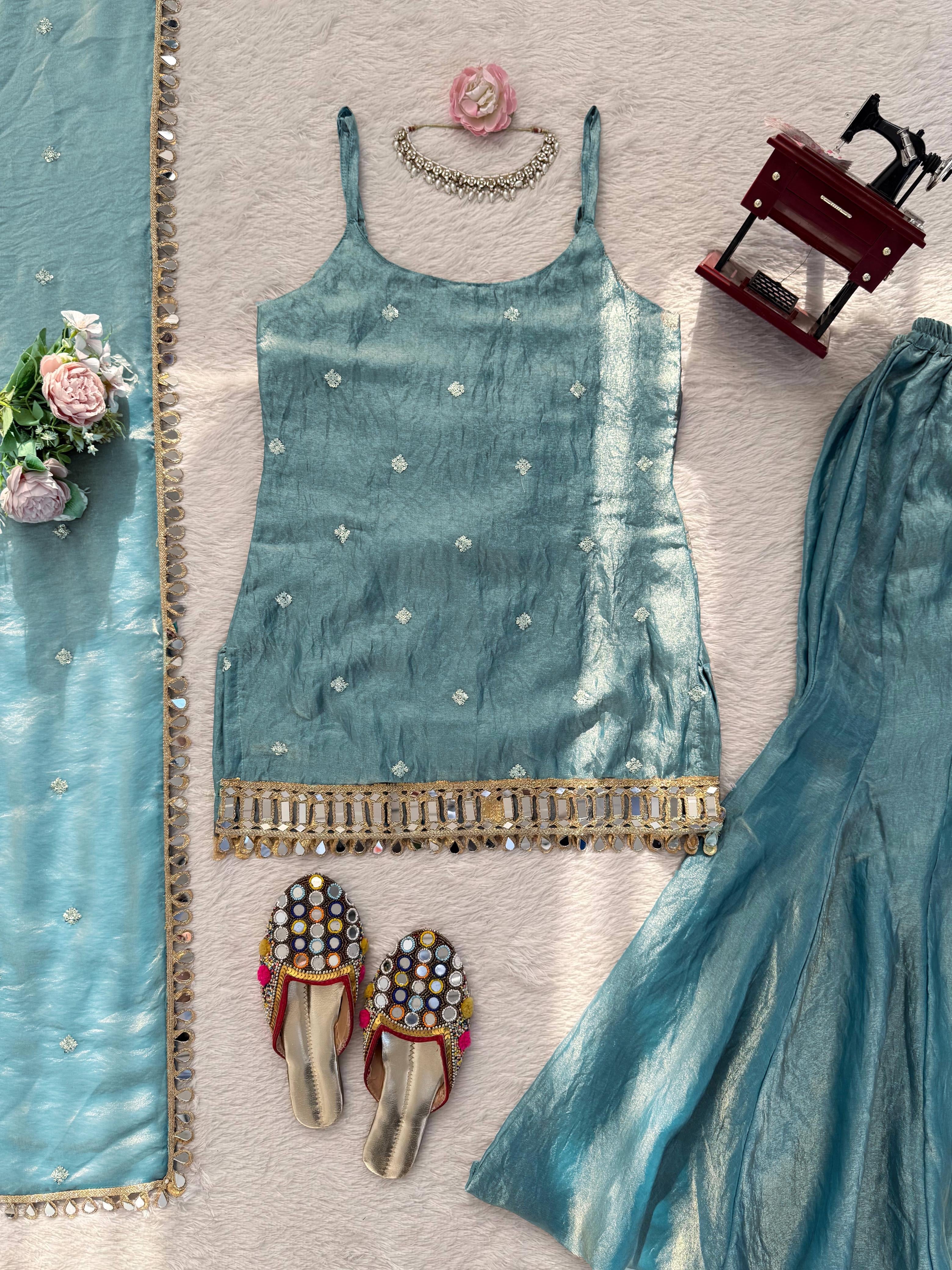 Beautiful Mahira Sharara Set