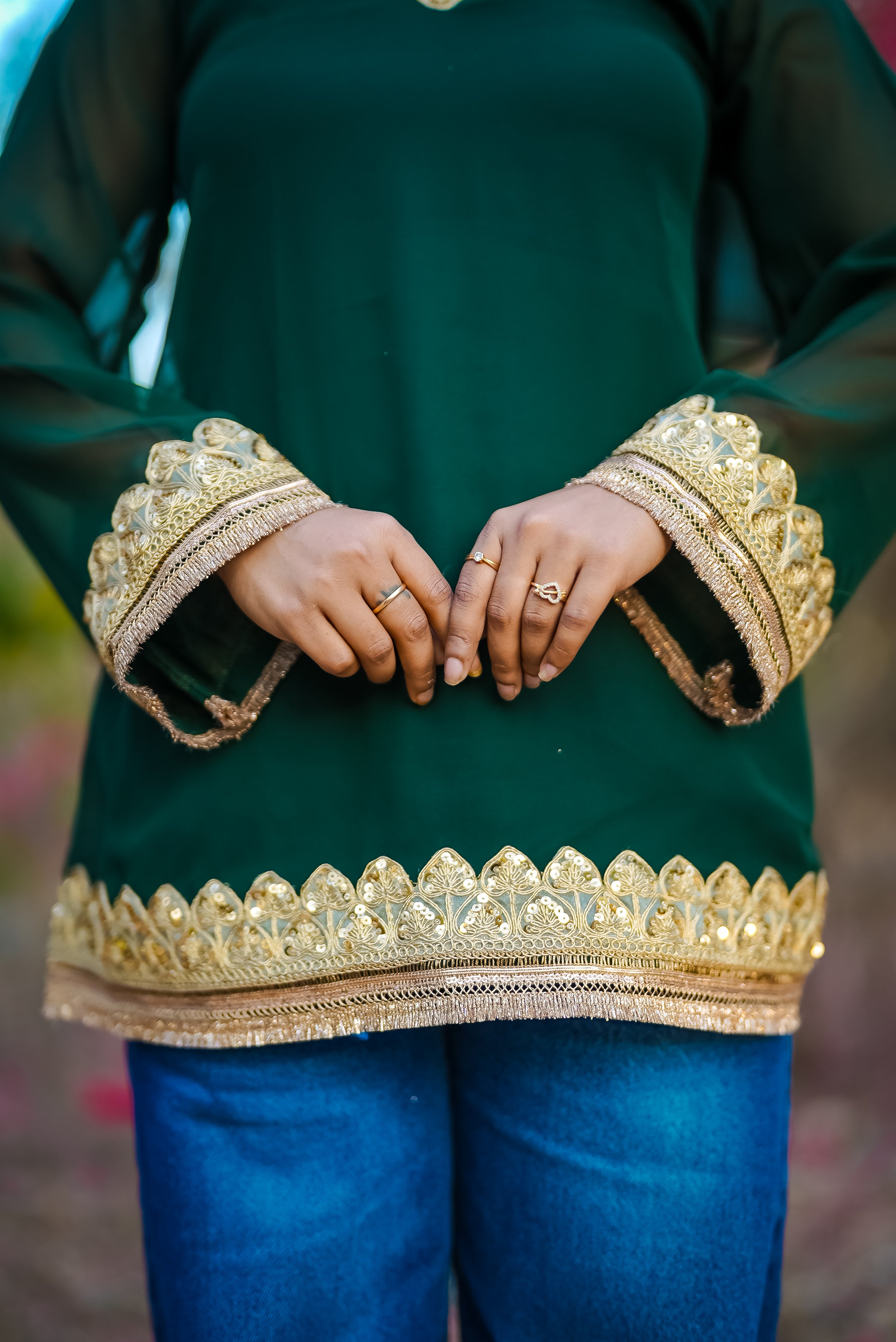 Zoya Kurti With Scarf