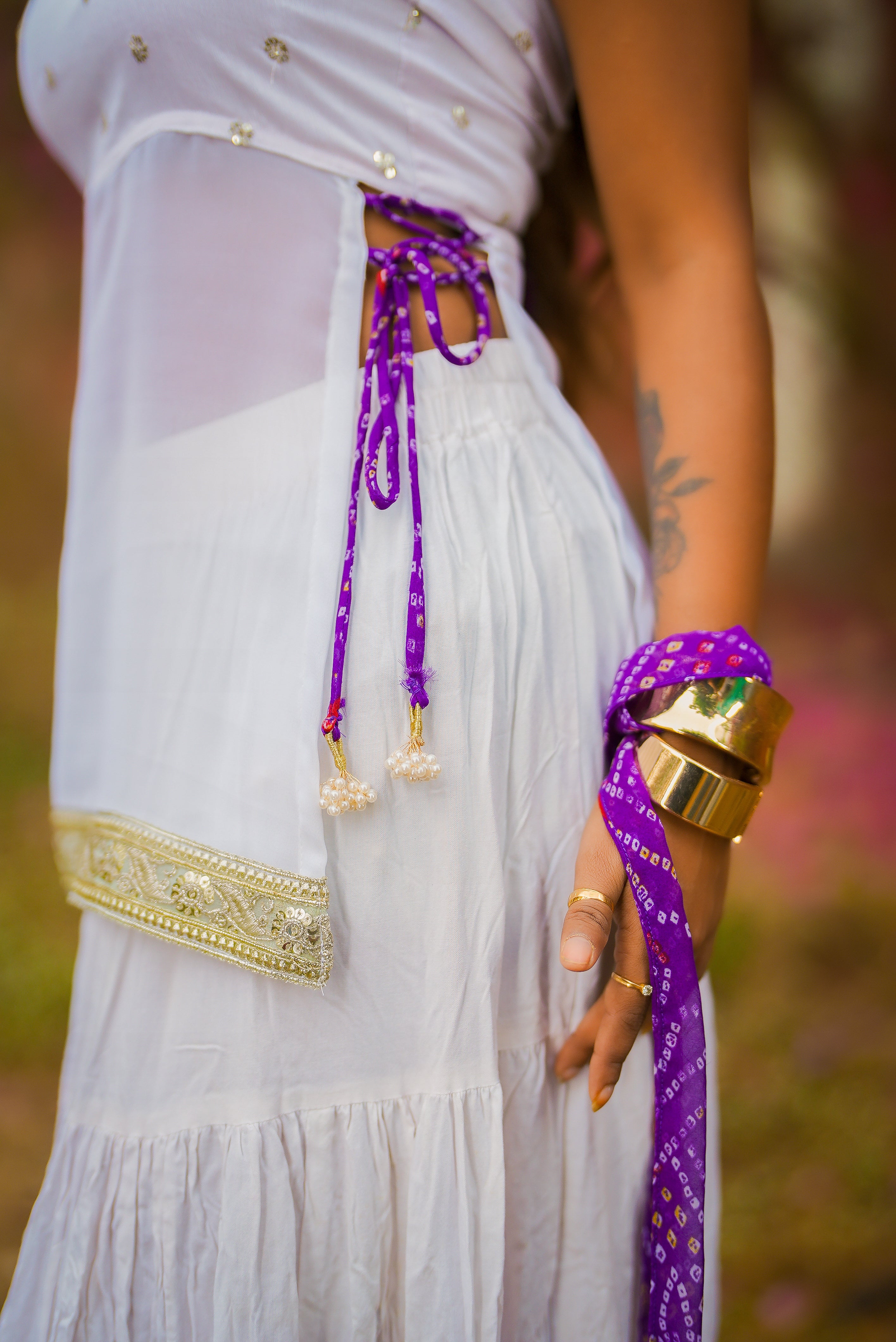 Noor-e-Gulal Halter Neck With Mini Dupatta