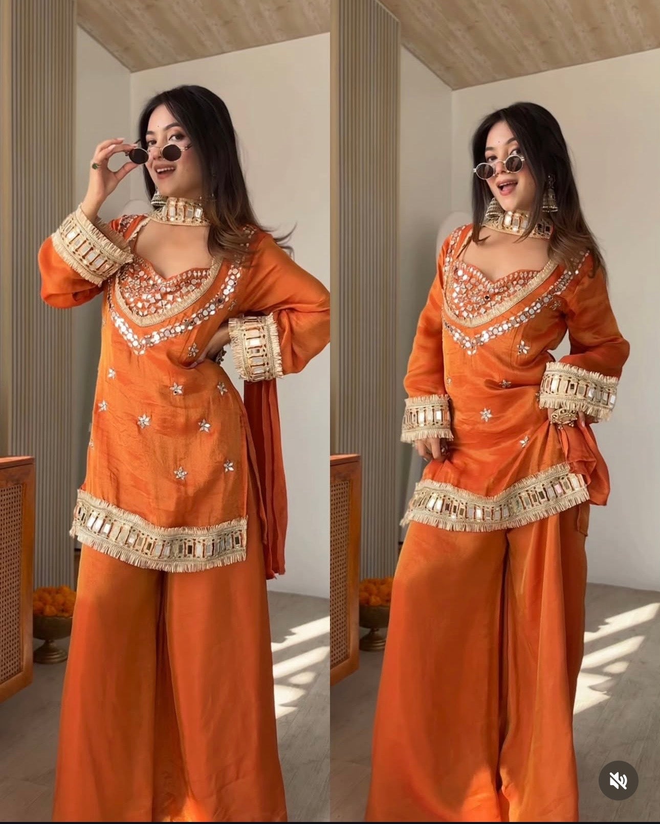 Sahar Mirror Kurta Set