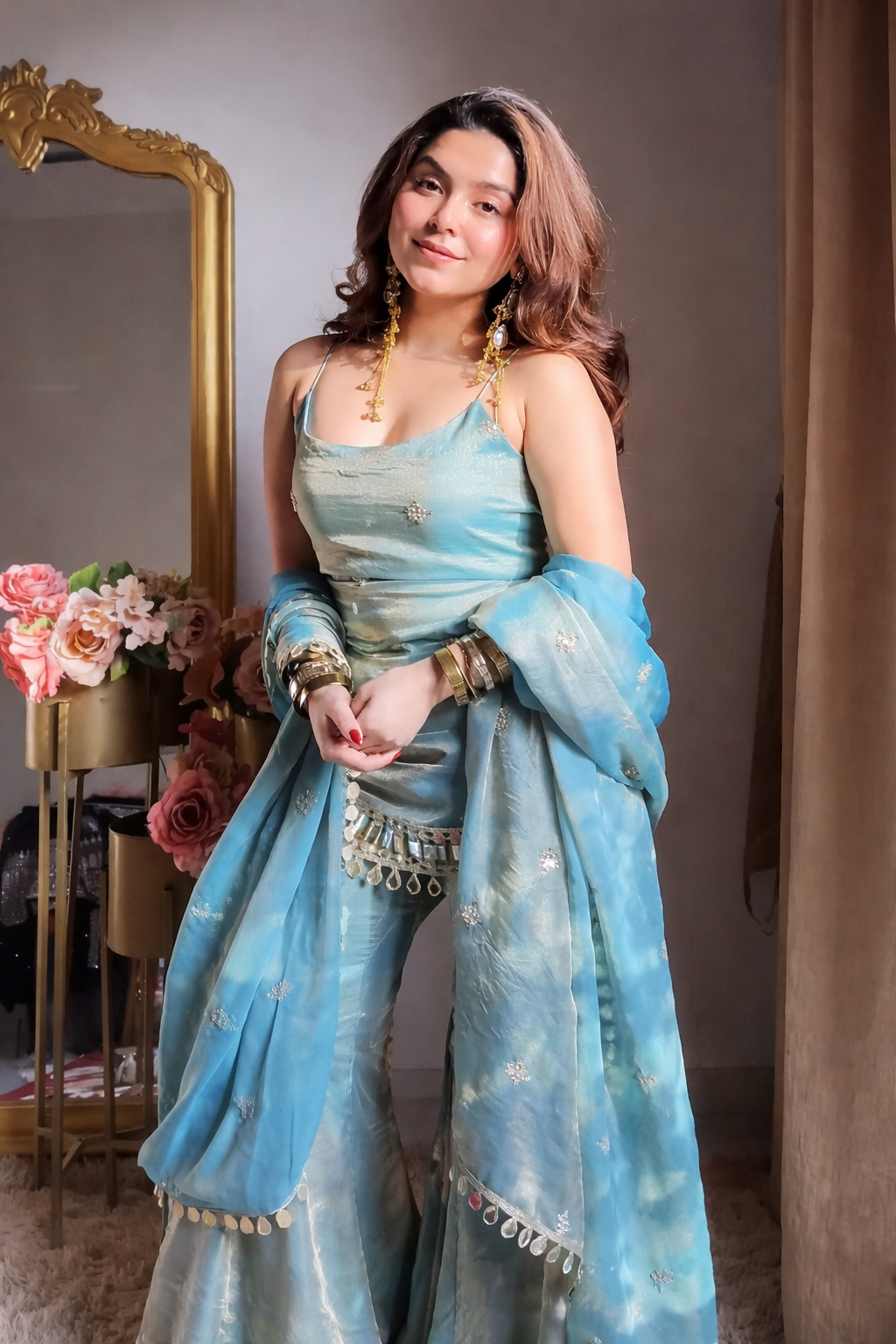 Beautiful Mahira Sharara Set