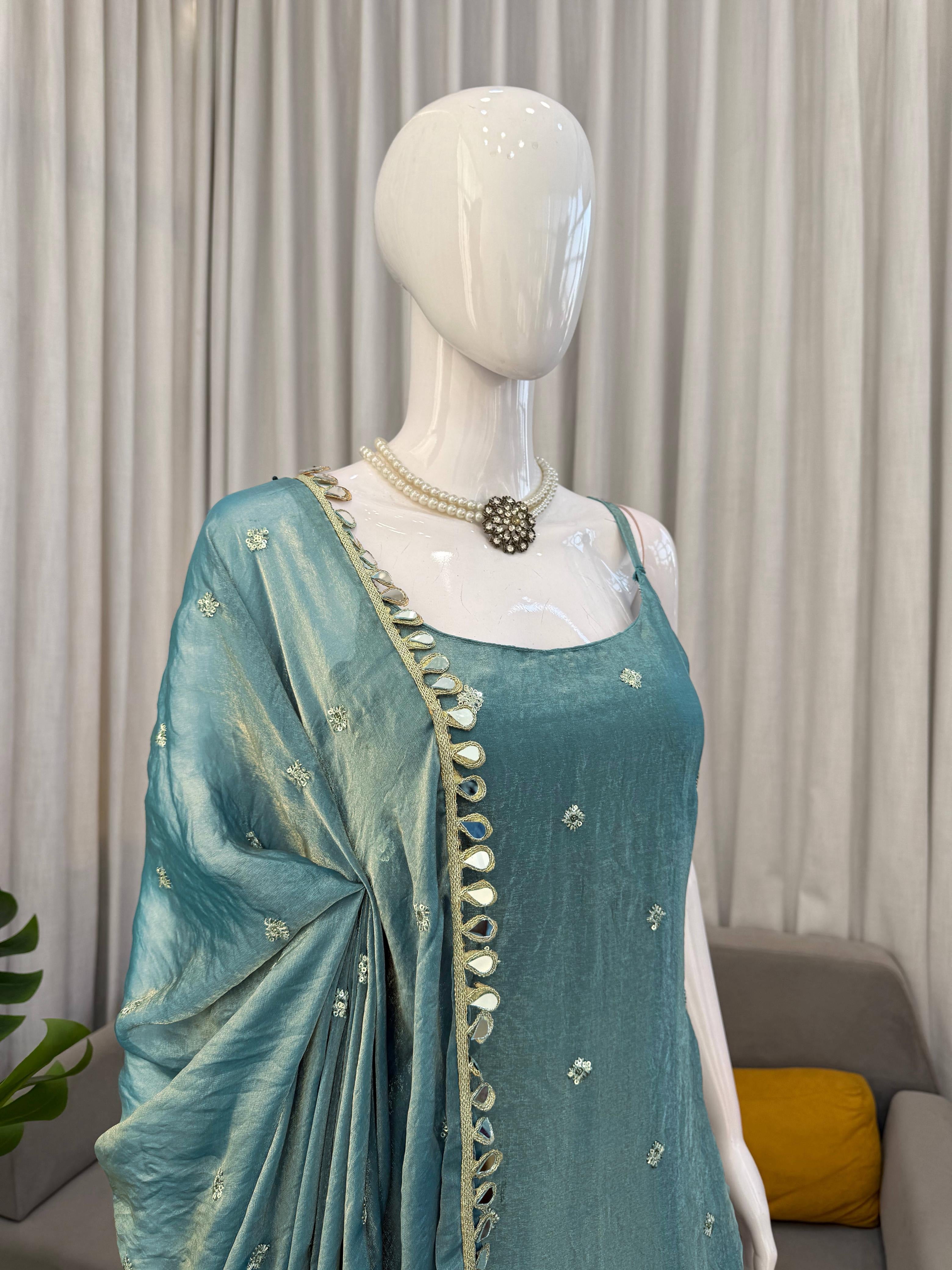 Beautiful Mahira Sharara Set