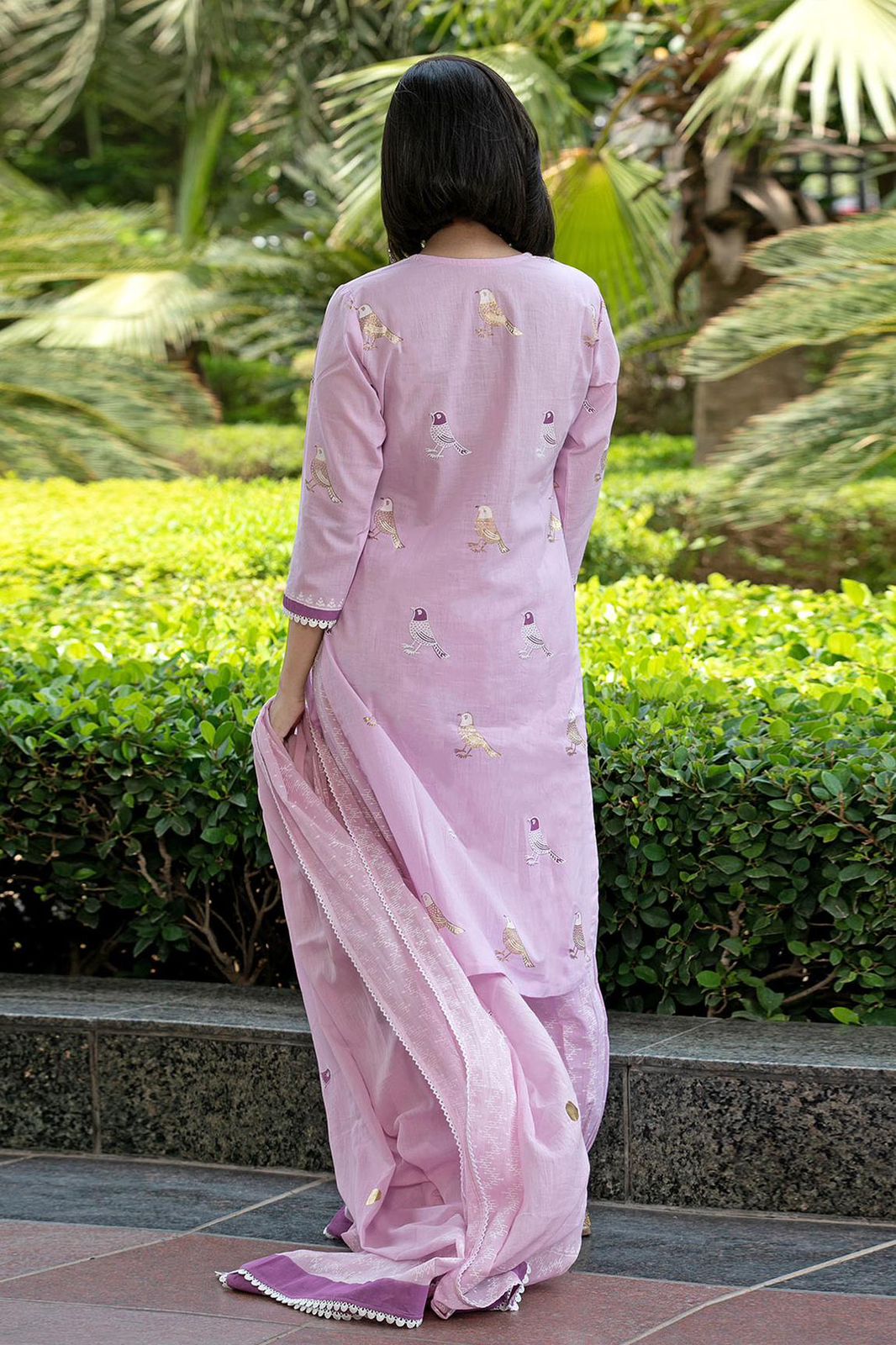 Women Cotton Kurta Patiala Dupatta Set