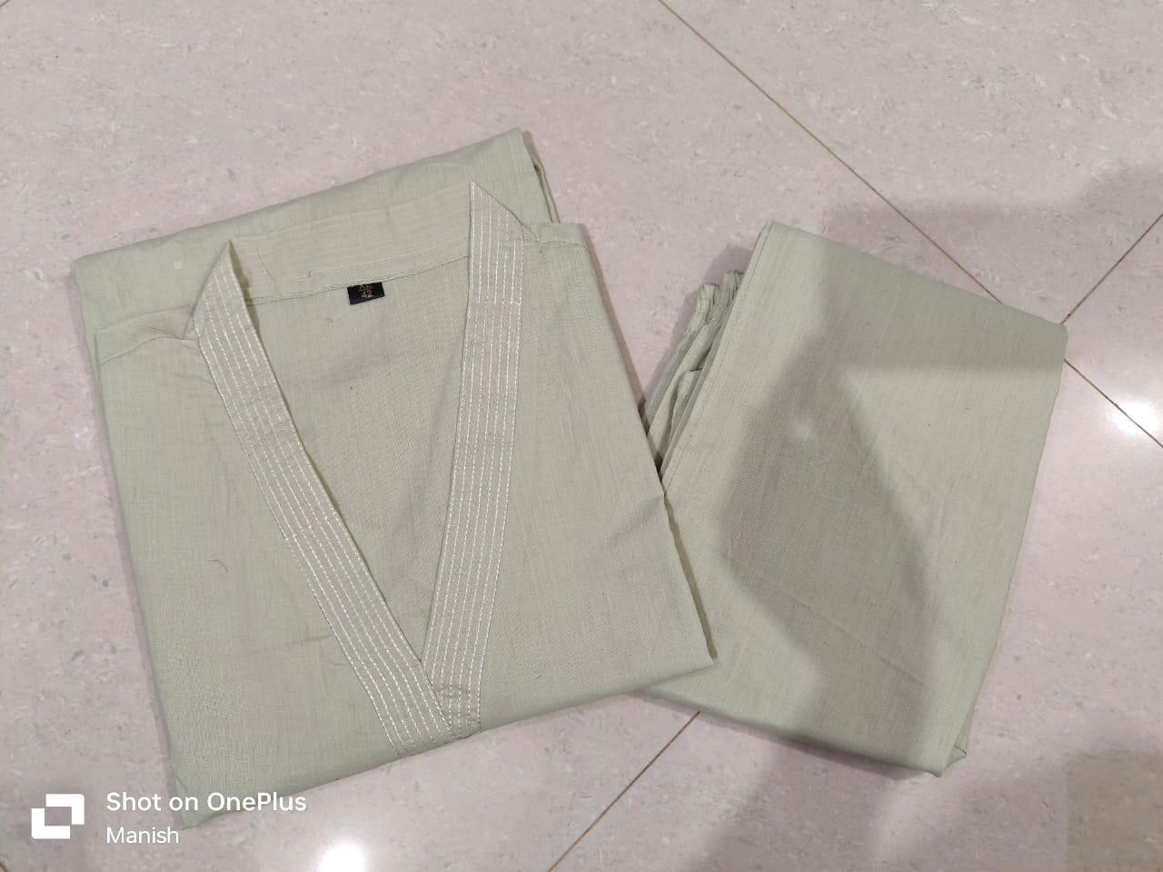 Women Pure Cotton Kurta Pant Set