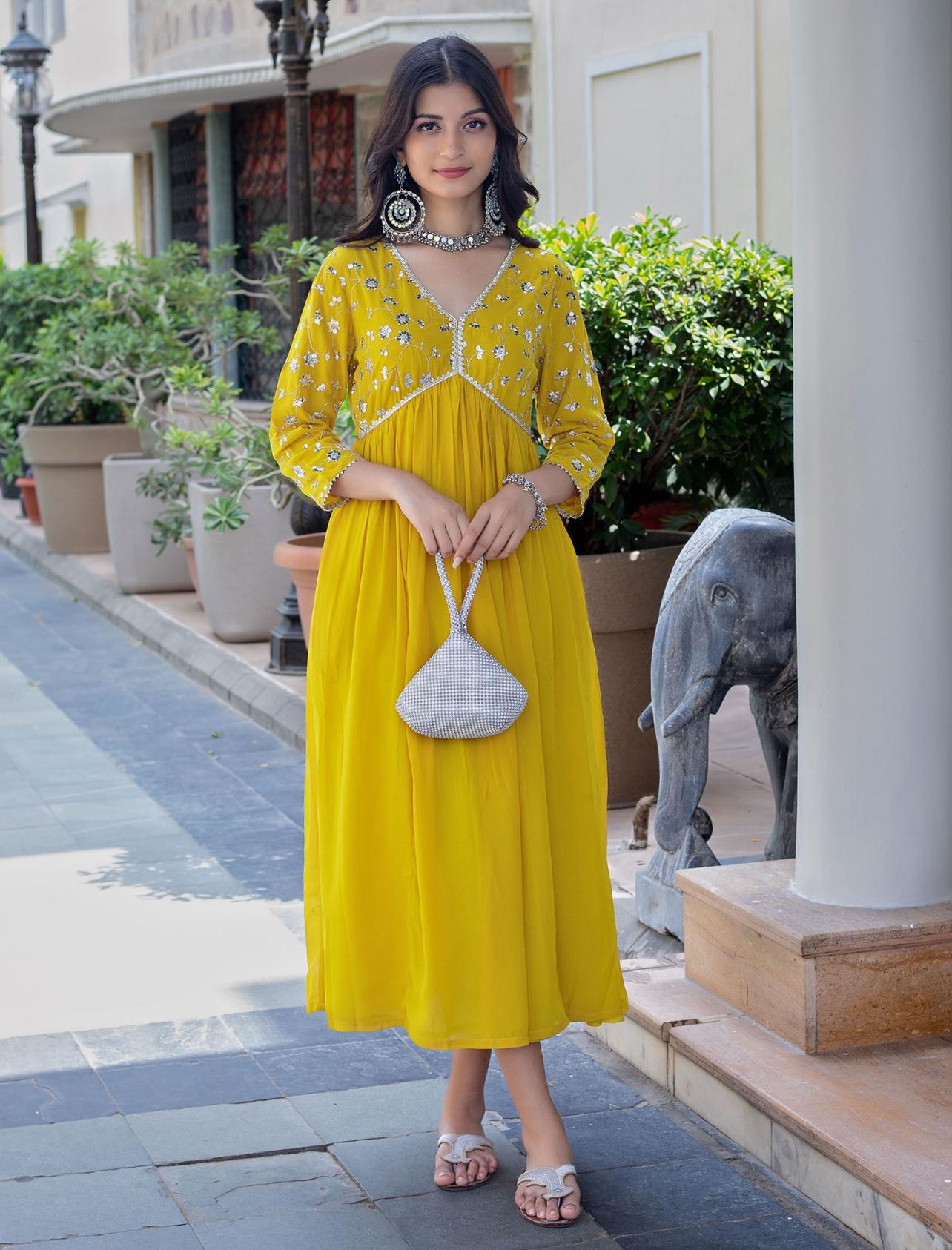 Women's Cotton Embroidery Work Kurta