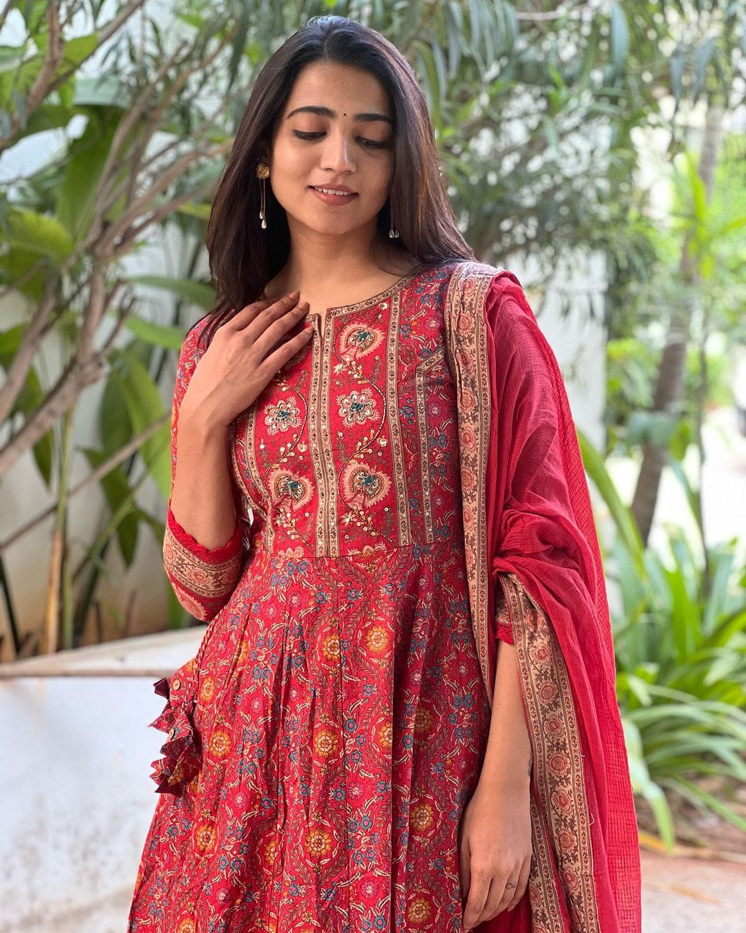 Pure Cotton Kurta With Bottom & Dupatta Set