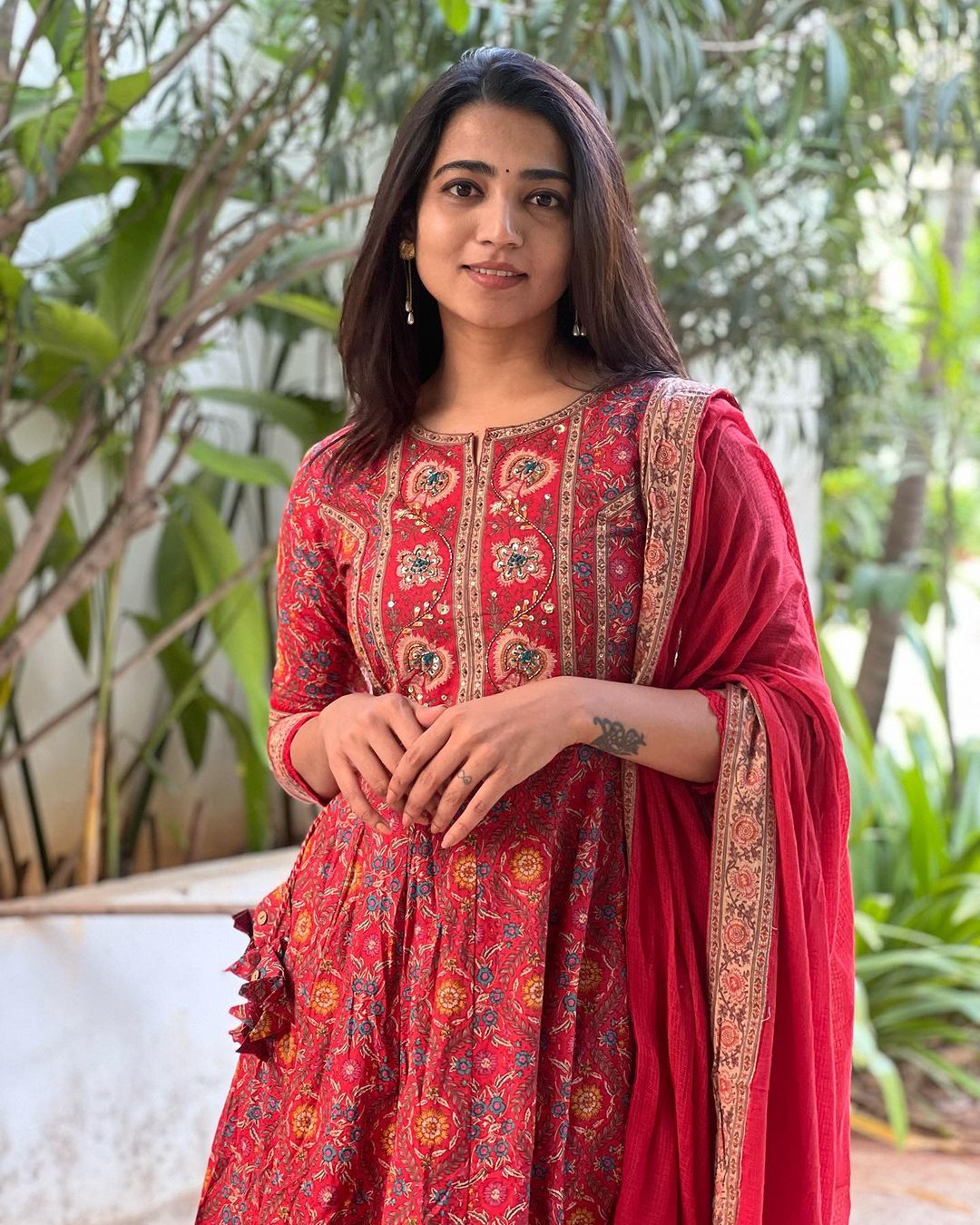 Pure Cotton Kurta With Bottom & Dupatta Set