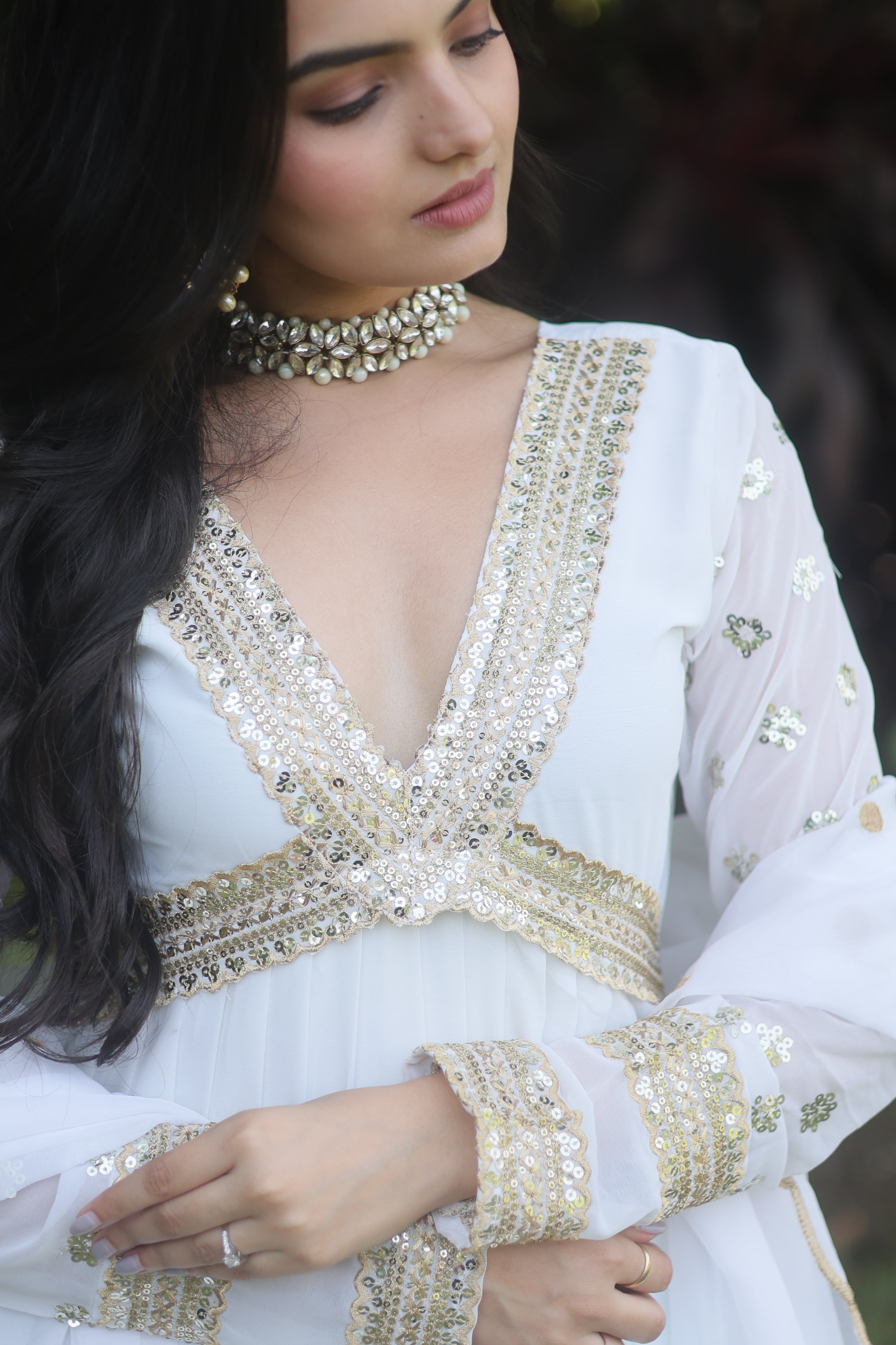 PREMIUM READYMADE ALIA CUT GOWN WITH DUPATTA SET