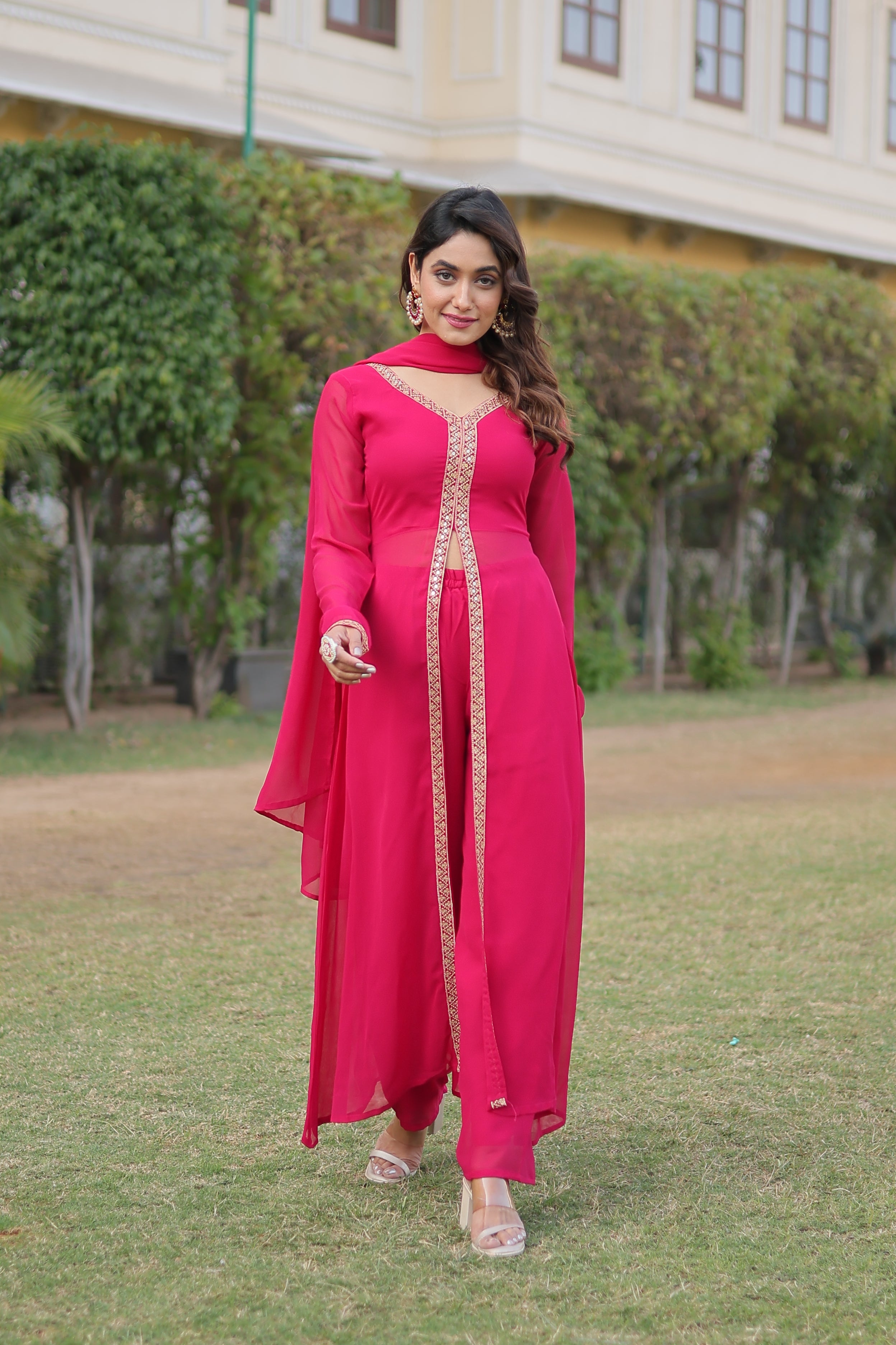 PREMIUM READYMADE KURTI WITH PANT & DUPATTA SET
