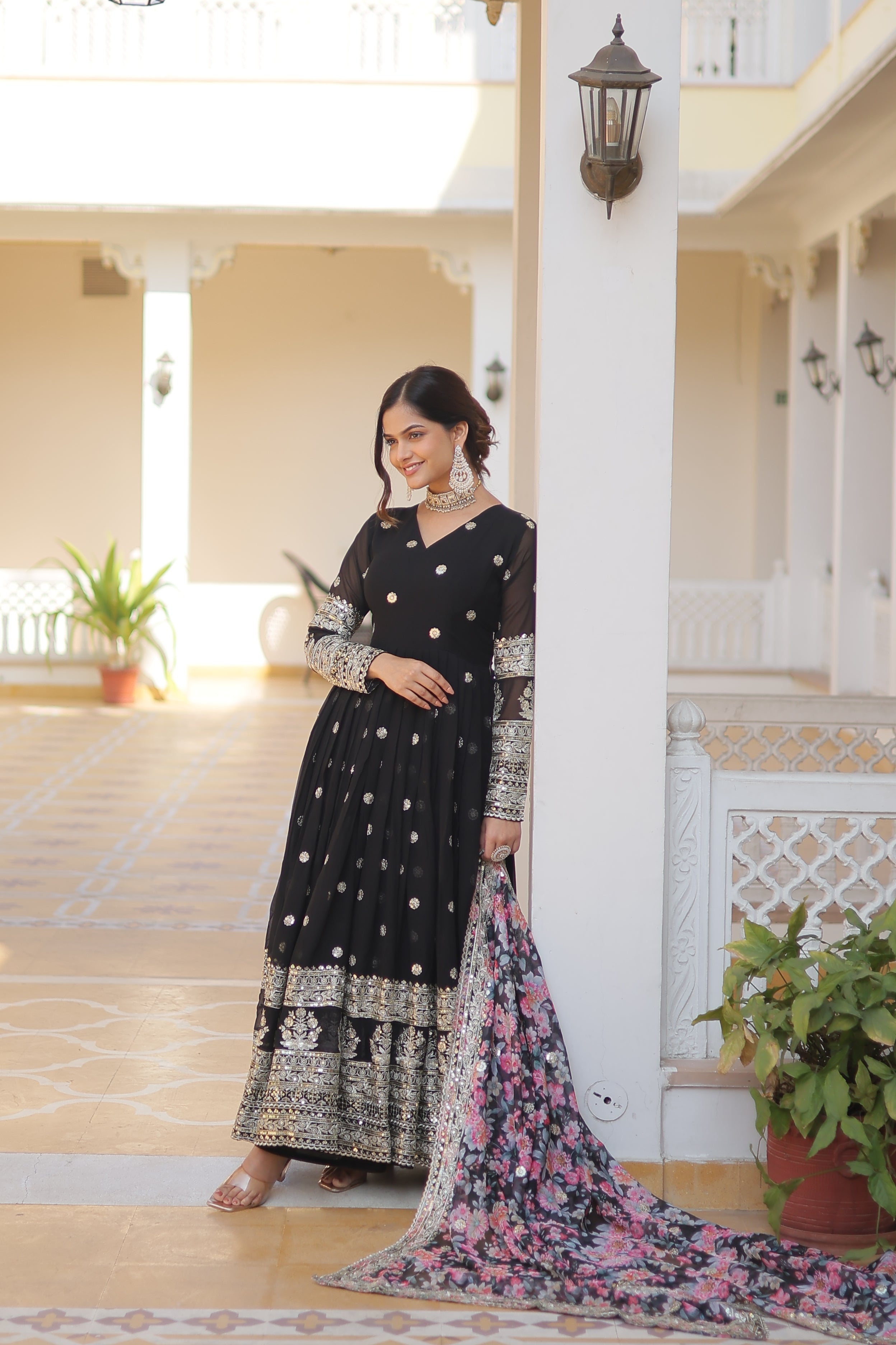 Premium Gown With Dupatta Set