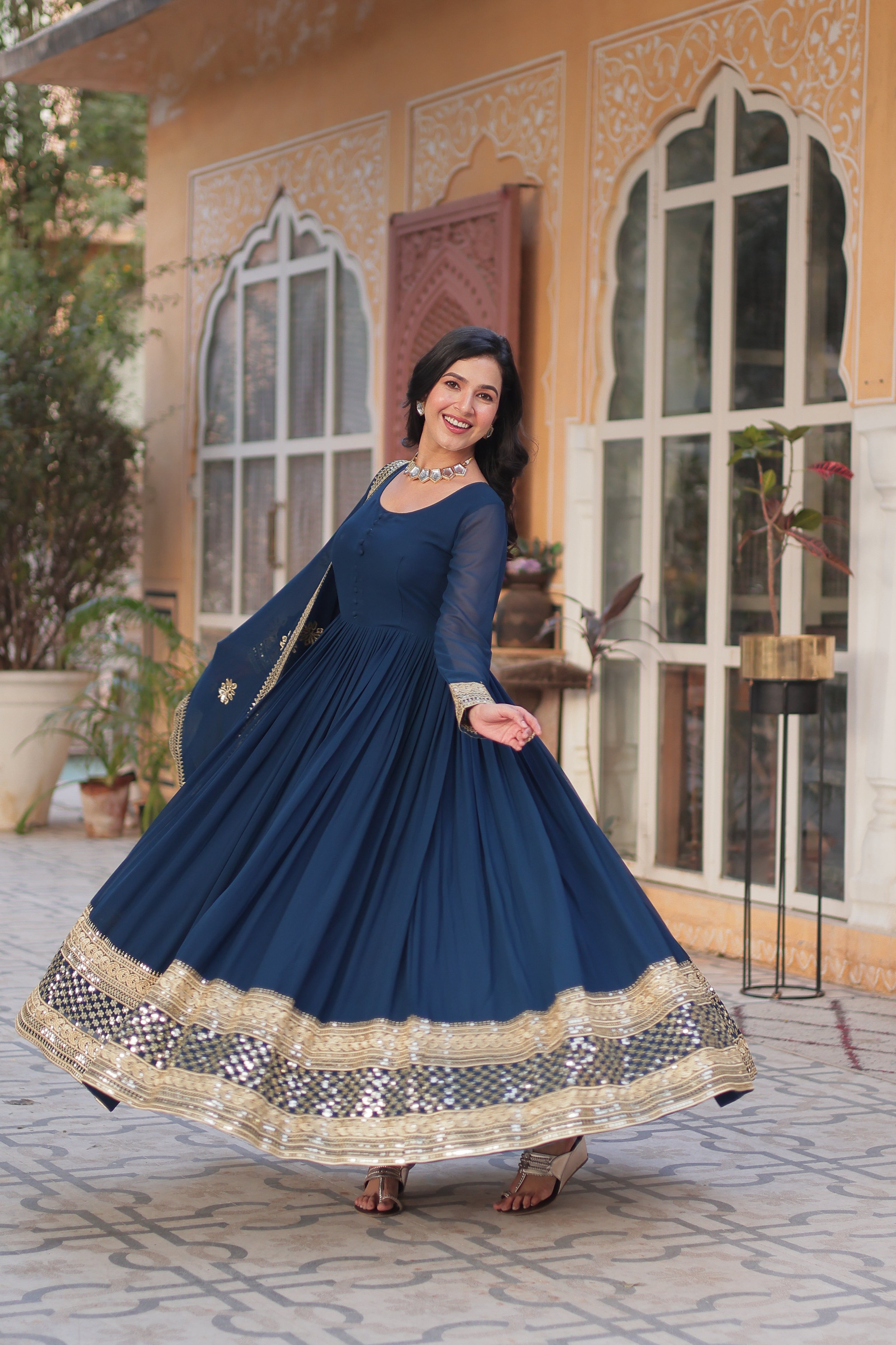 Premium Designer Readymade Gown