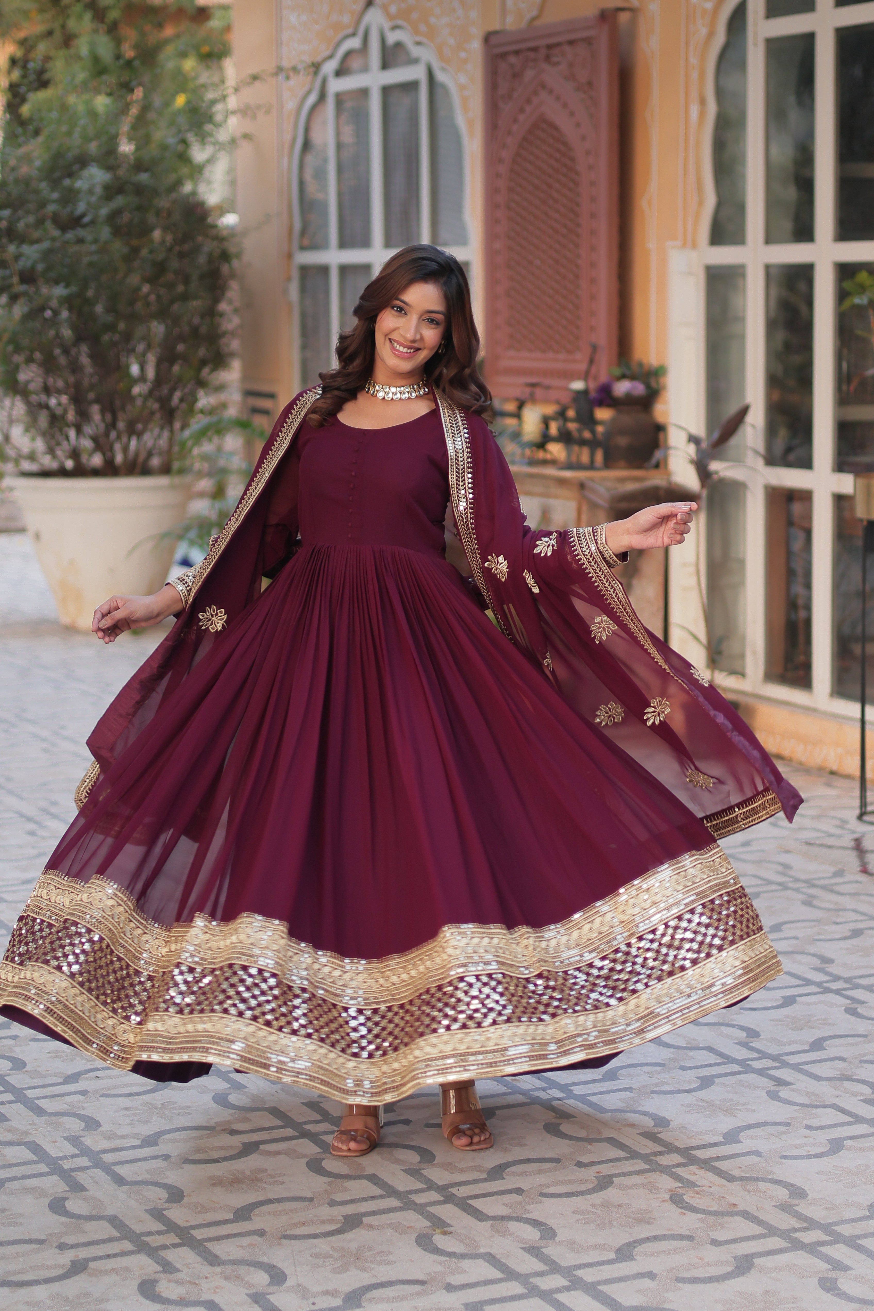 Premium Designer Readymade Gown