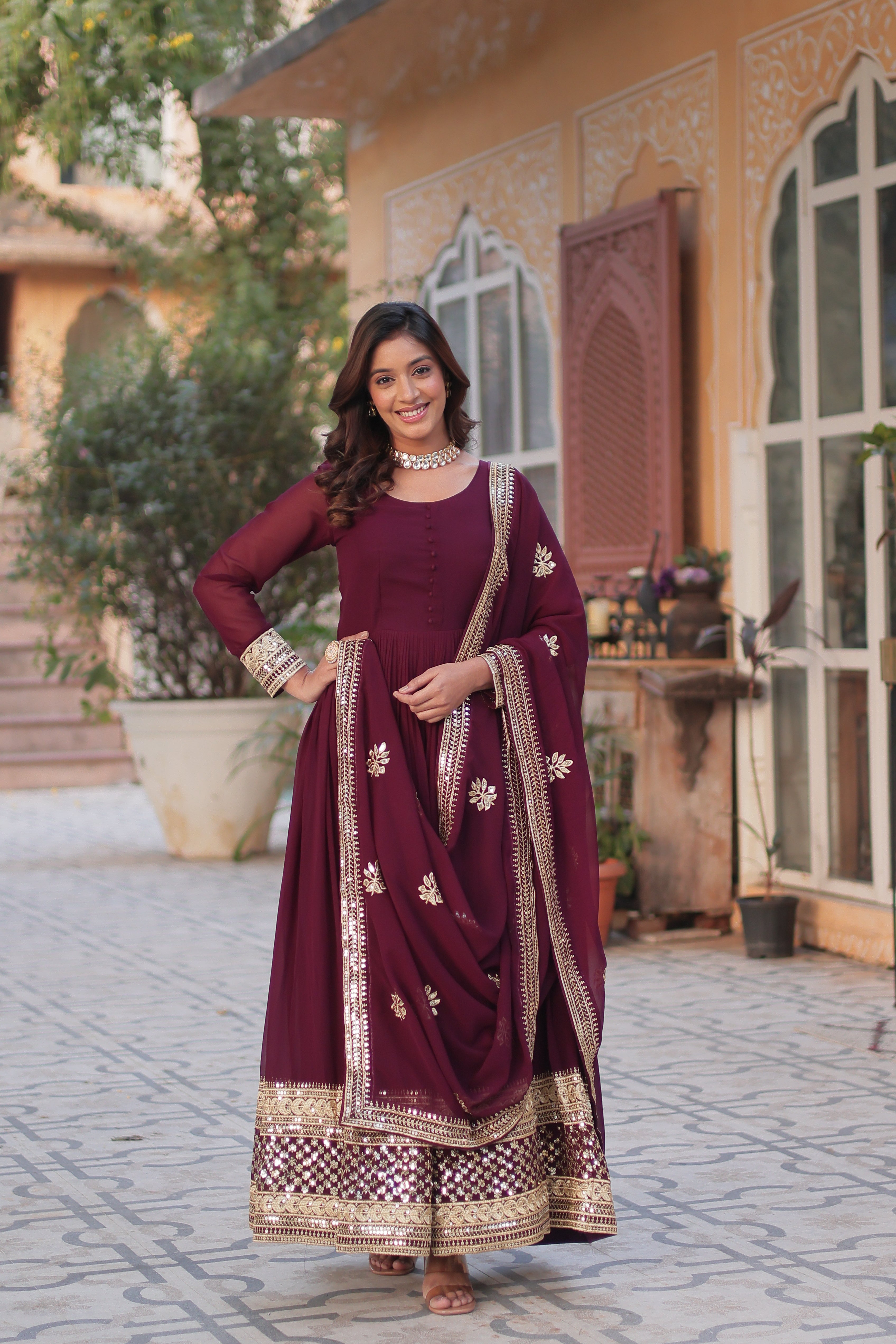 Premium Designer Readymade Gown