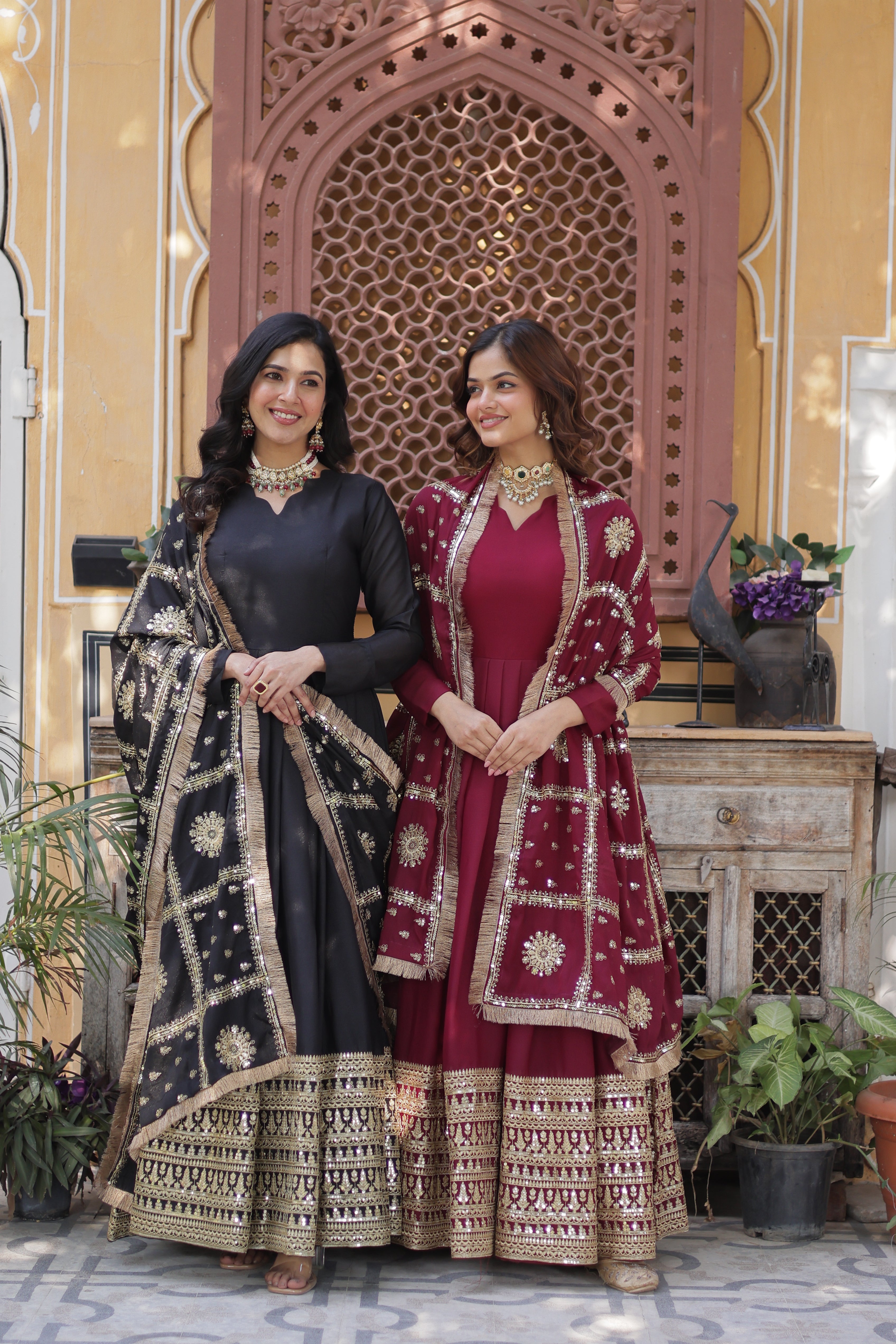 Premium Readymade Flared Gown
