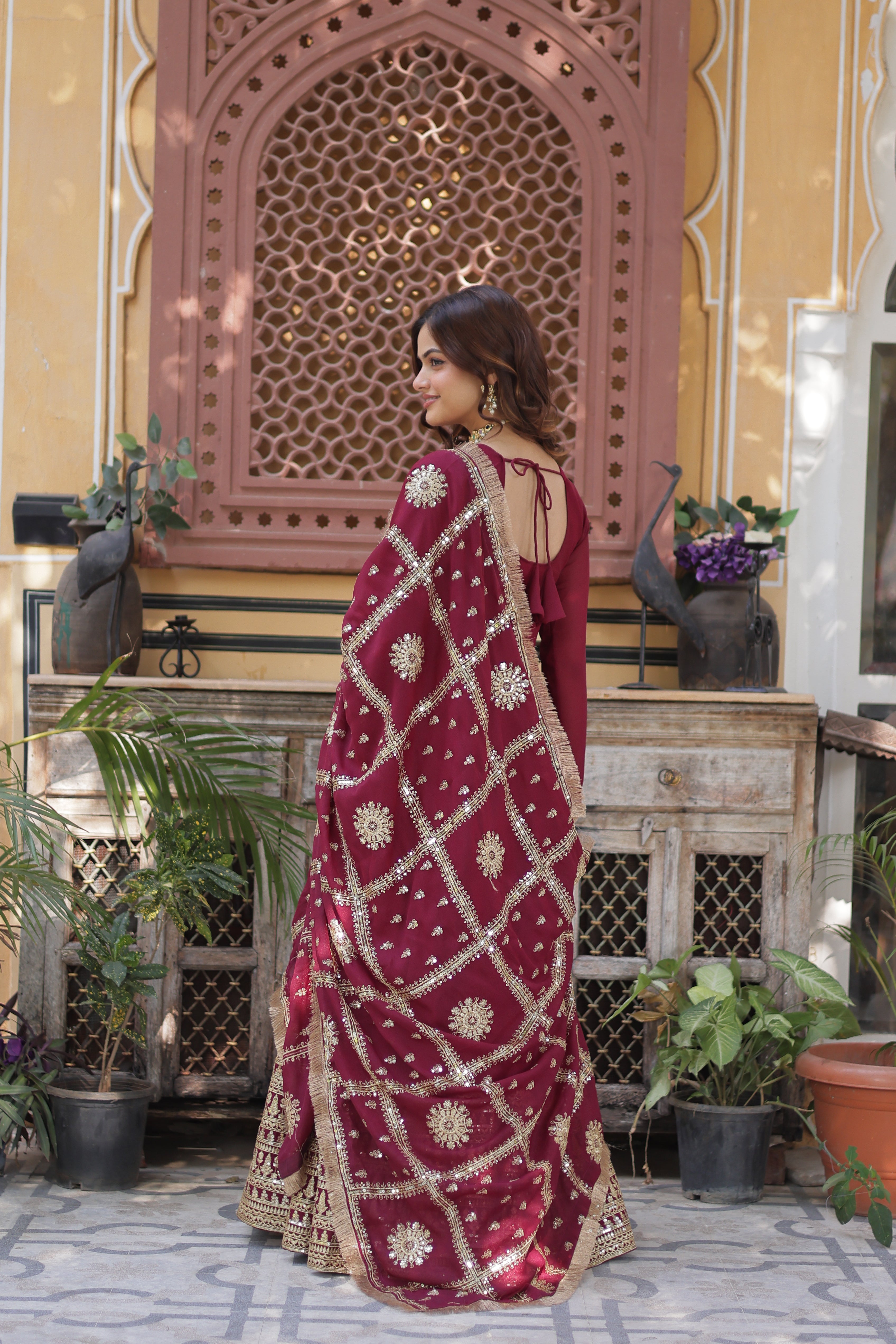 Premium Readymade Flared Gown