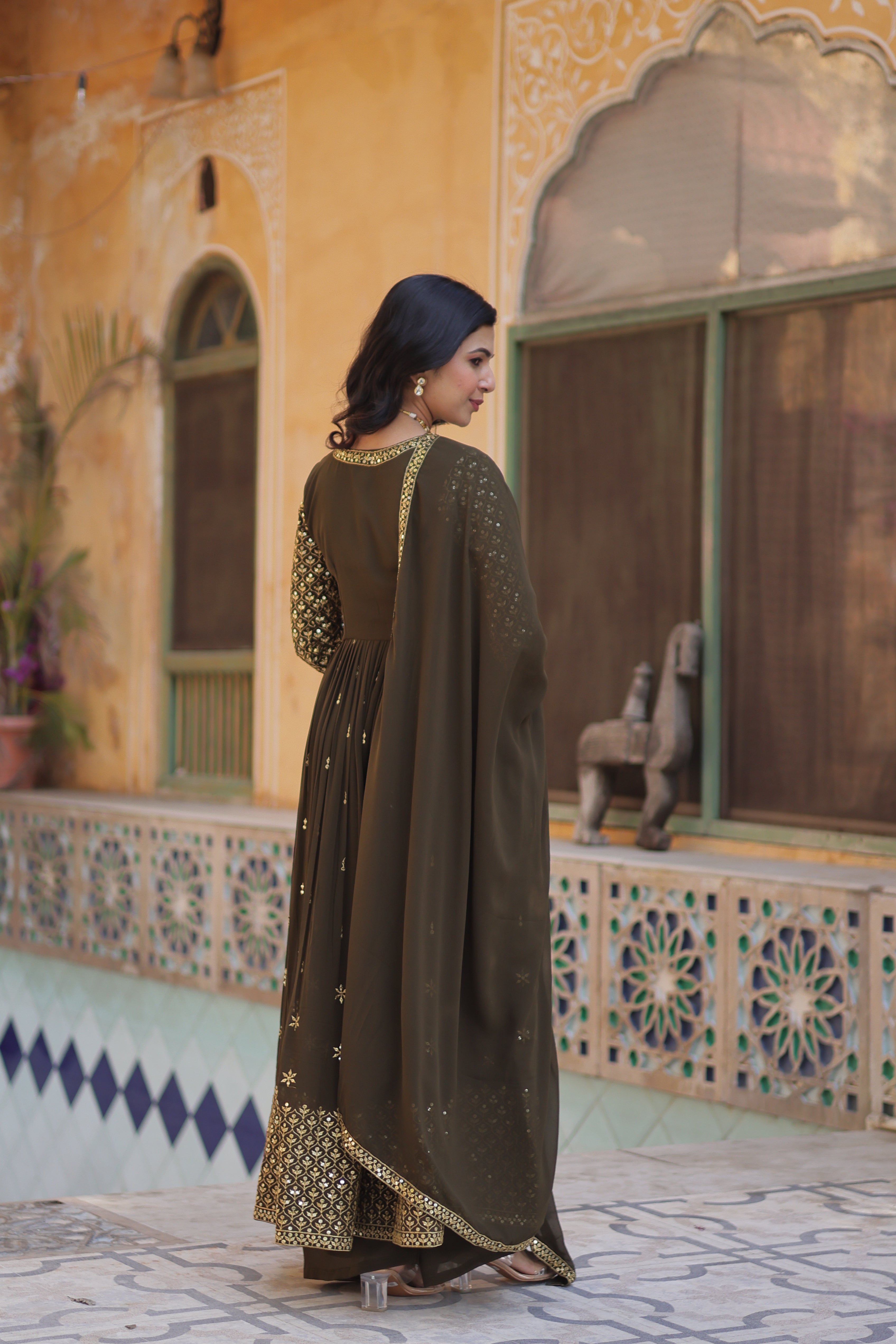 PREMIUM READYMADE KURTI WITH PANT & DUPATTA SET