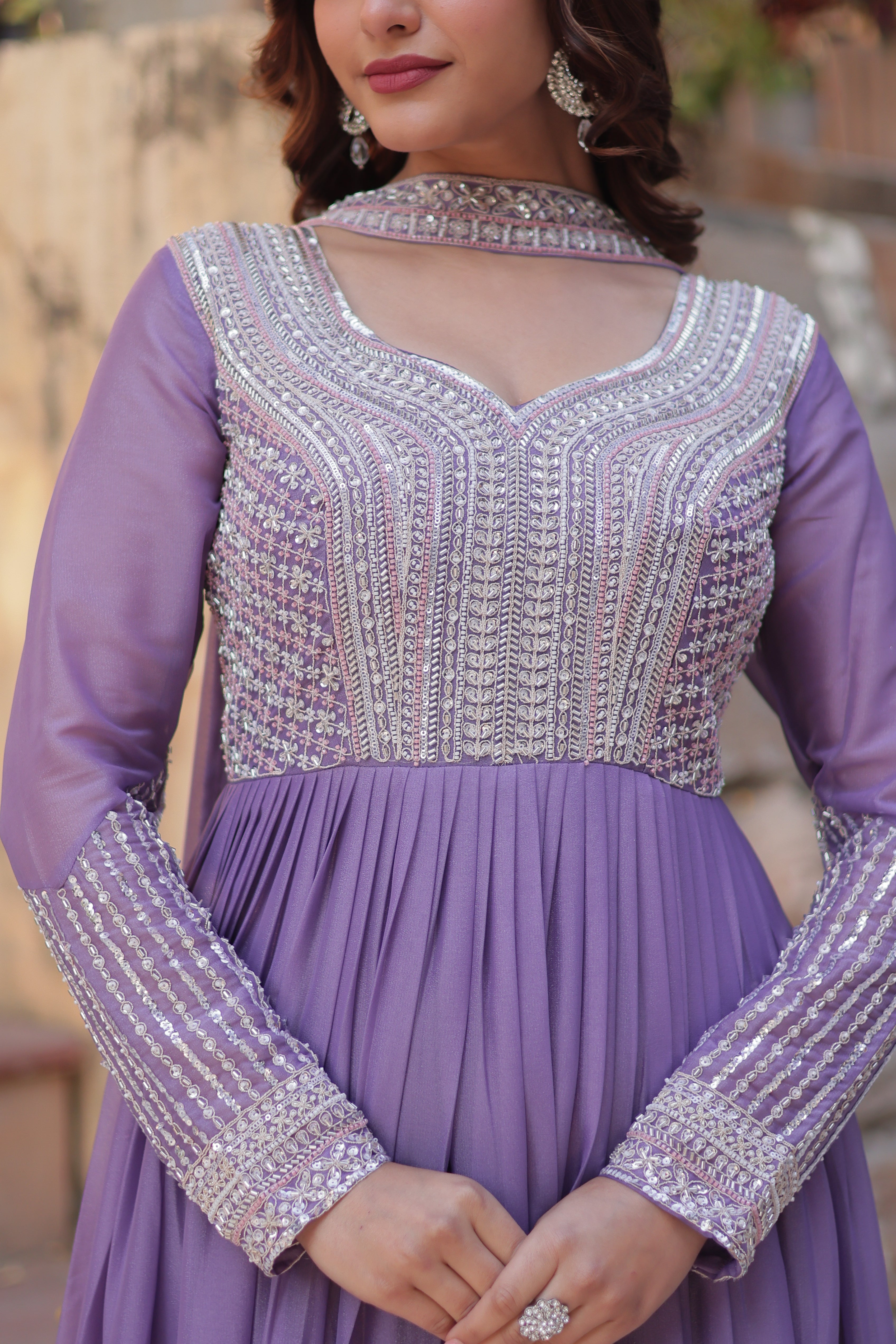Designer Readymade Georgette Gown
