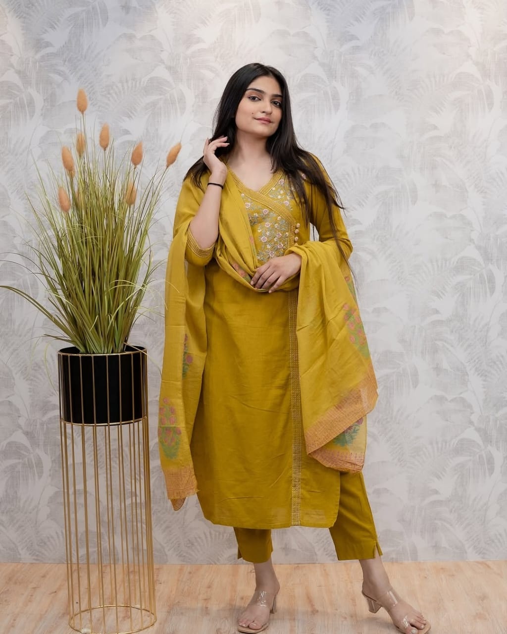 Anarkali kurta set, cotton kurta set, Muktanshh