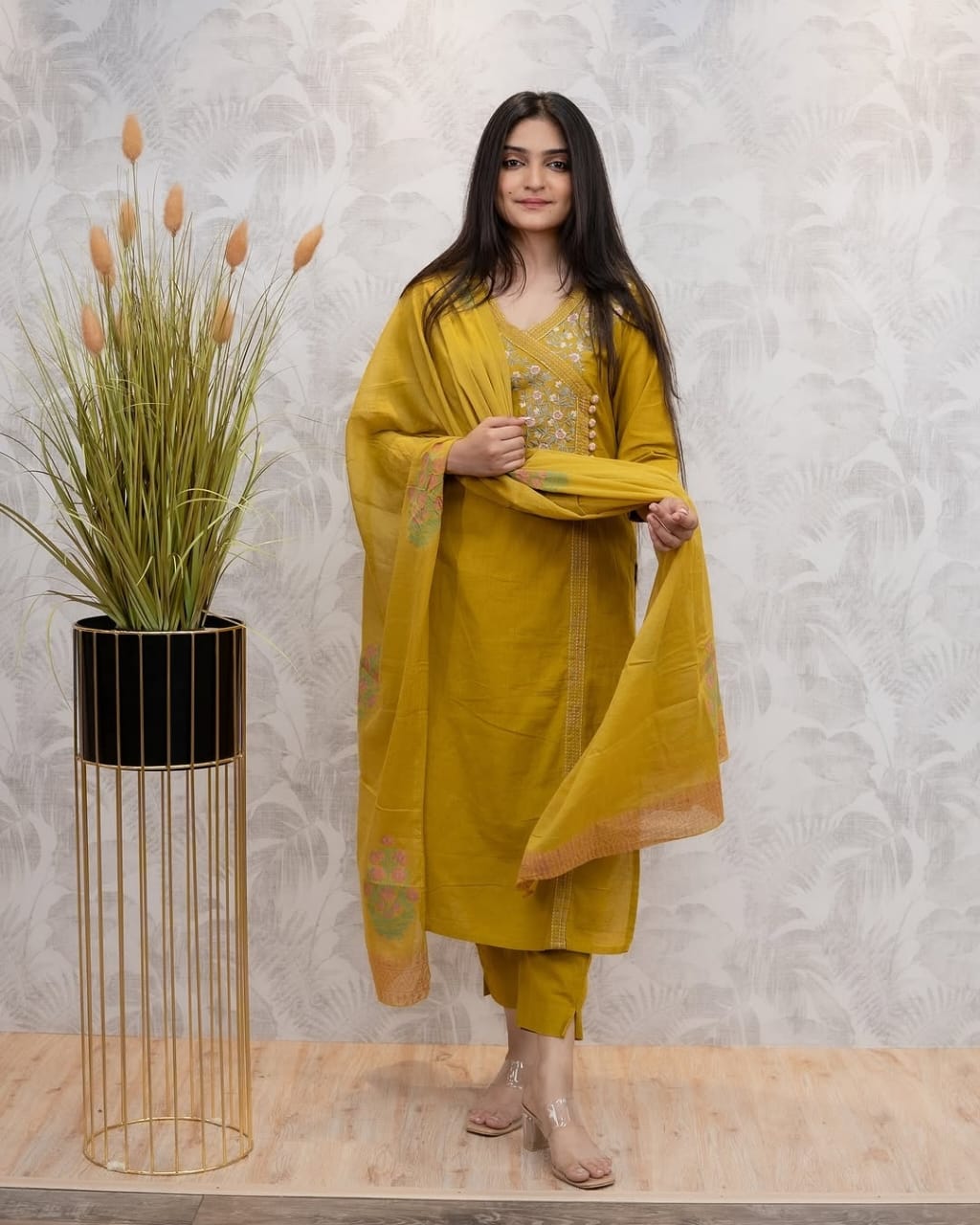Anarkali kurta set, cotton kurta set, Muktanshh