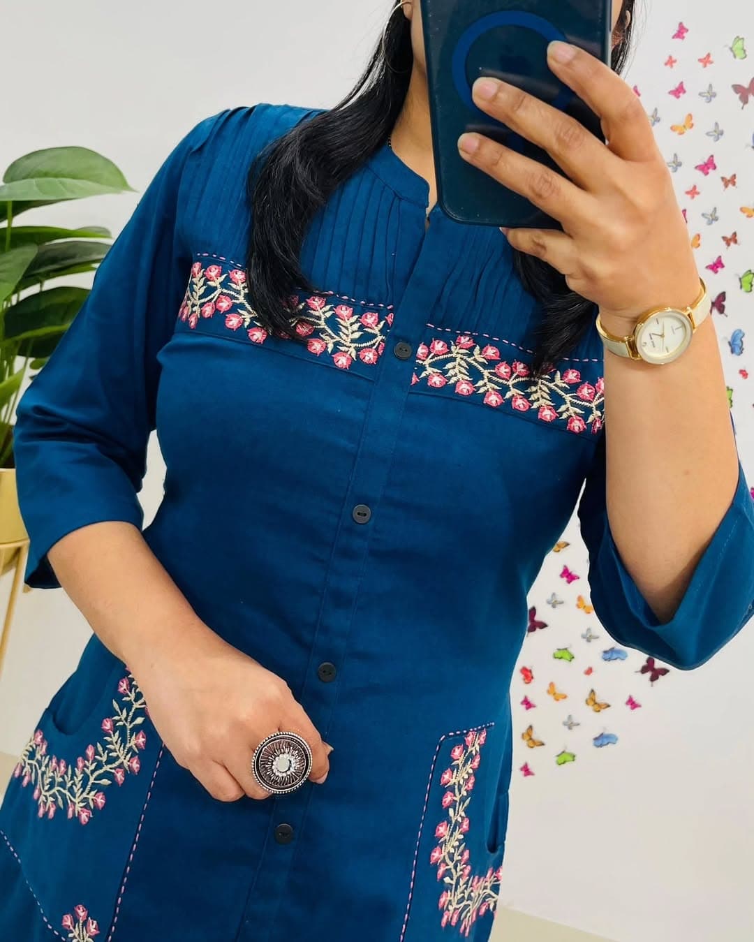 kurta set, embroidered kurta set, Muktanshh