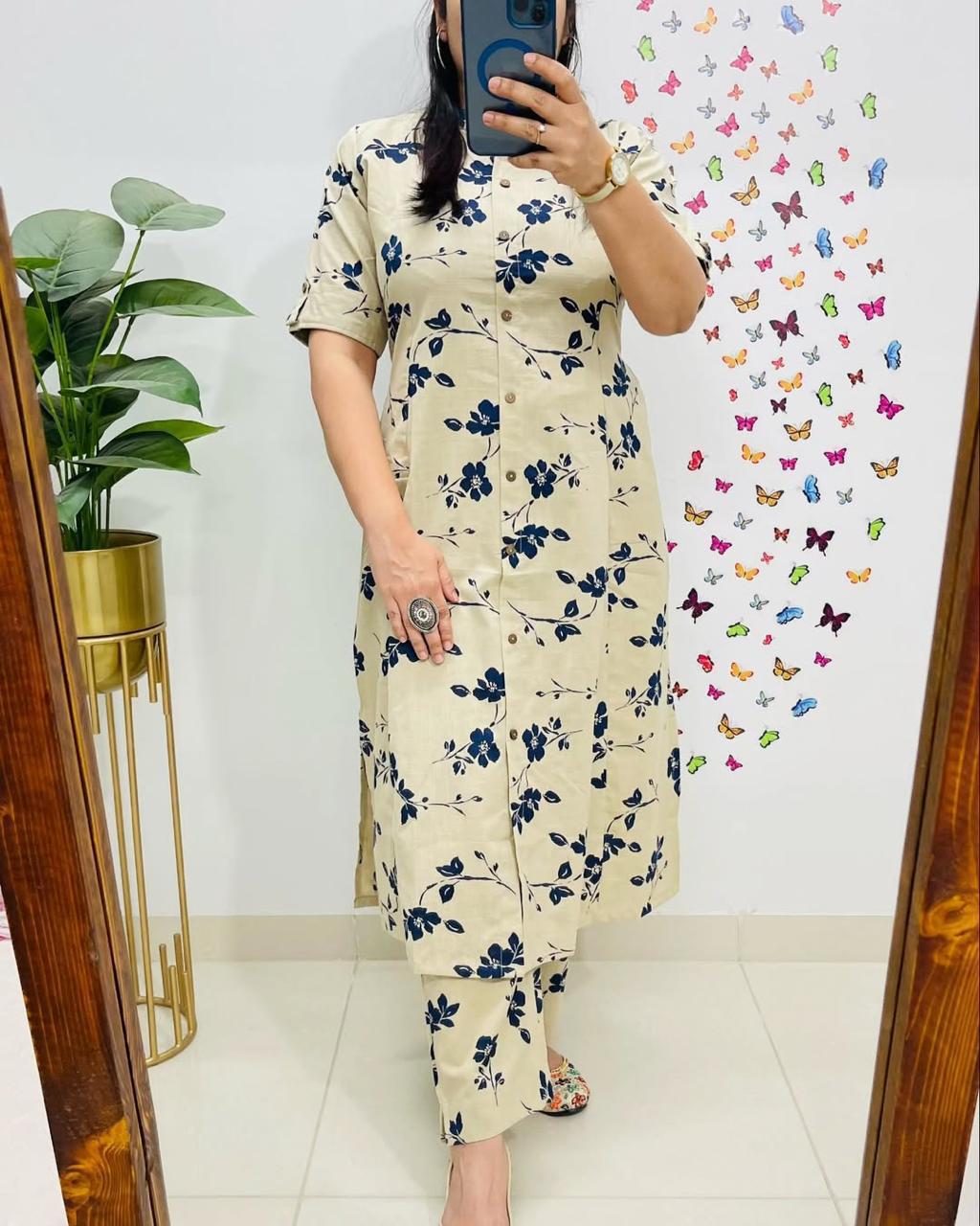 Easy Breezy Printed Summer Cotton Co-Ord Set