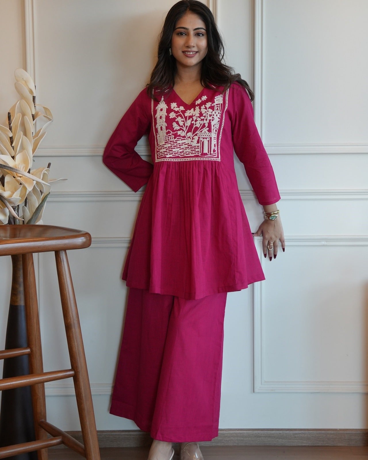 Women Pure Cotton Kurta Pant Set