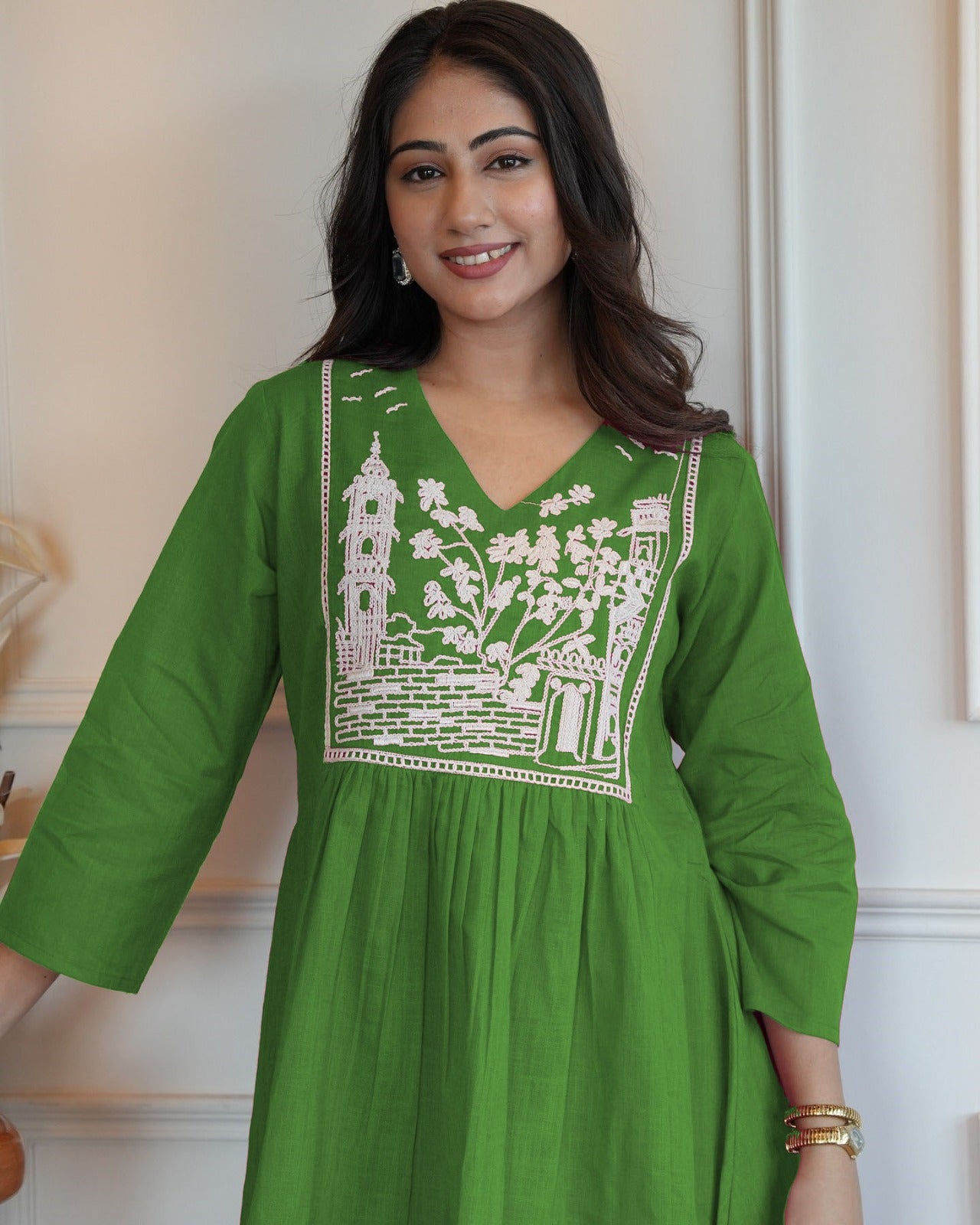 Women Pure Cotton Kurta Pant Set
