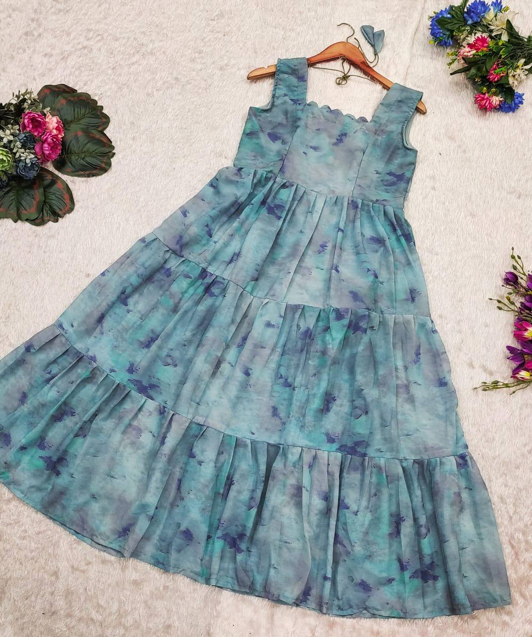 Fancy Georgette Gown
