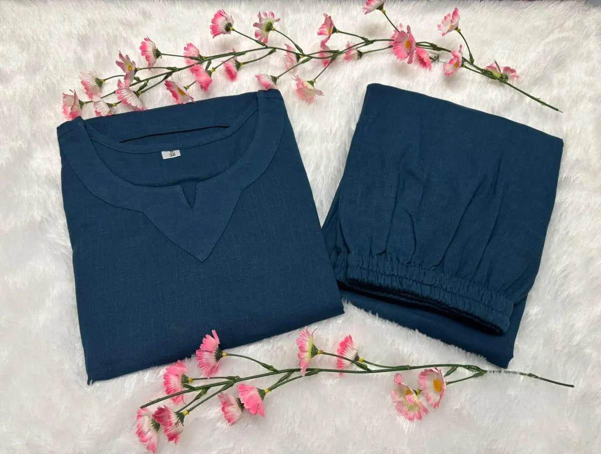 Cotton Casual Wear Co-ord Set