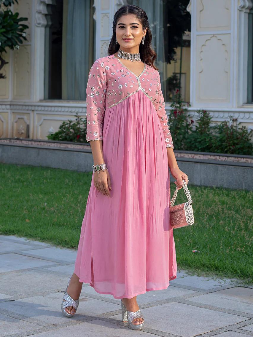 Women's Cotton Embroidery Work Kurta
