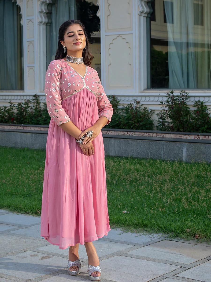 Women's Cotton Embroidery Work Kurta