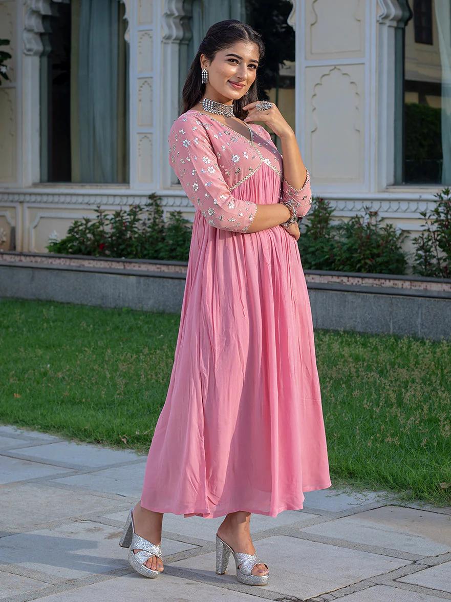 Women's Cotton Embroidery Work Kurta