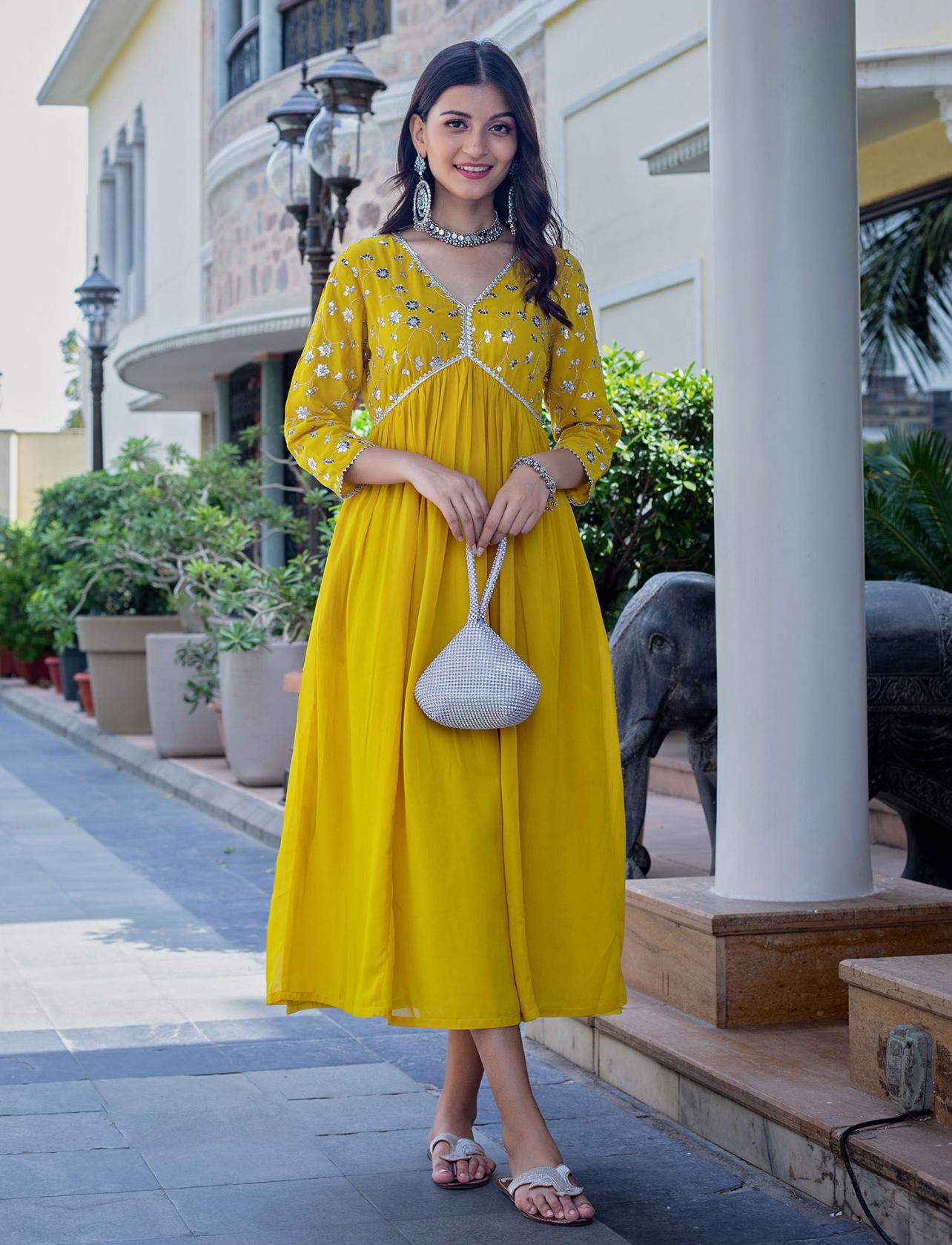 Women's Cotton Embroidery Work Kurta