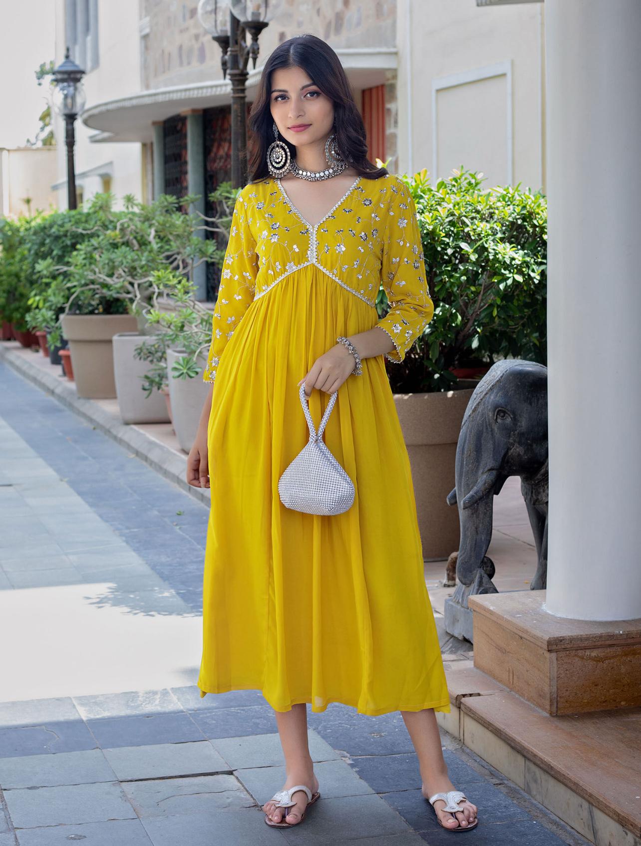 Women's Cotton Embroidery Work Kurta
