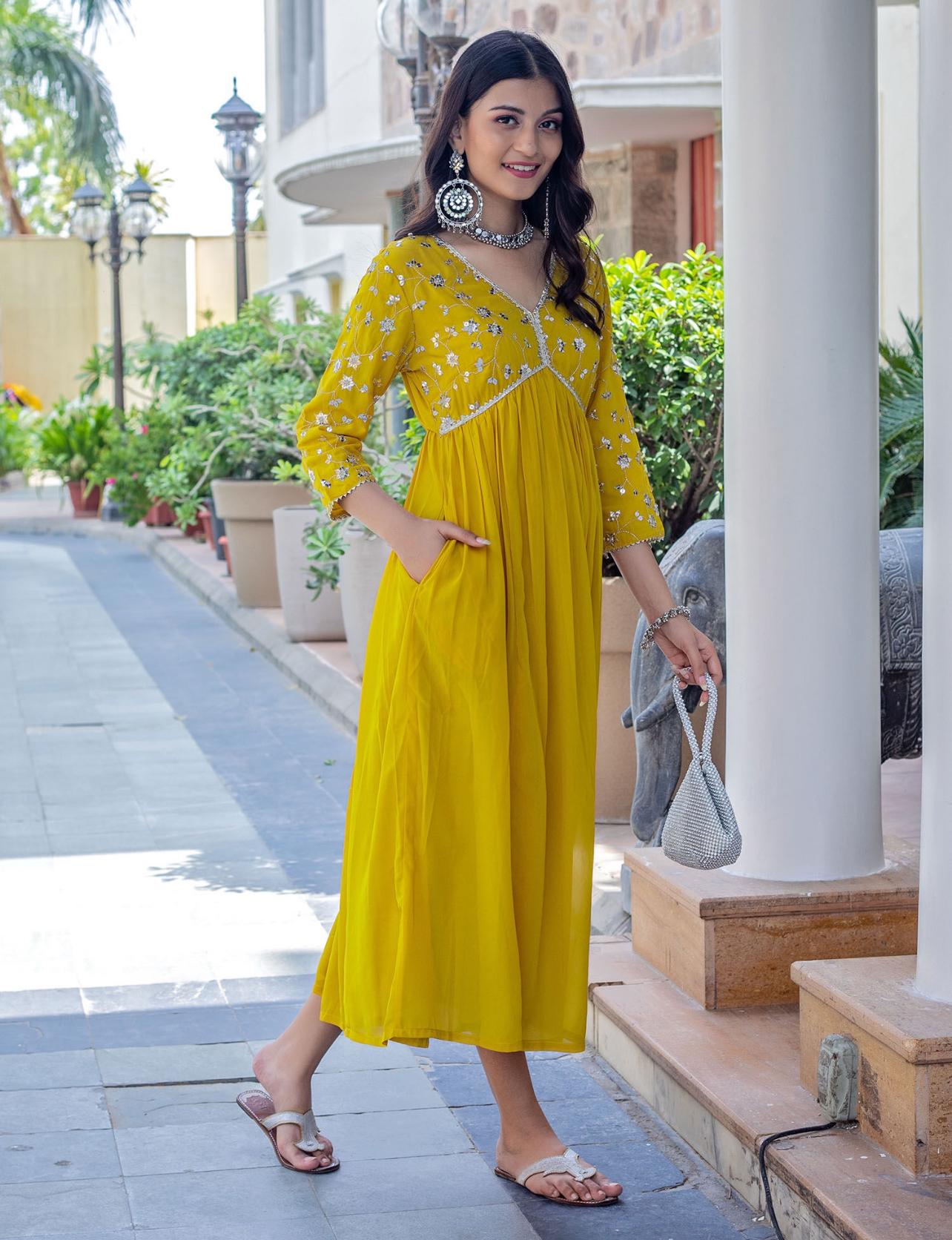 Women's Cotton Embroidery Work Kurta