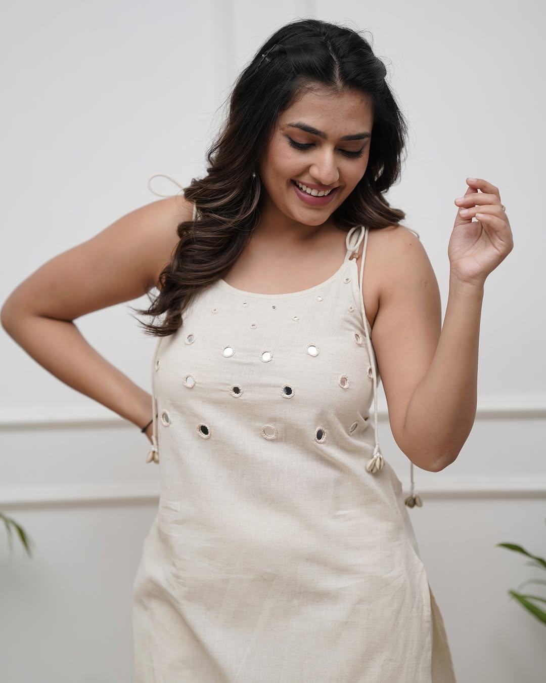 Women Sleeveless cotton kurta pant sets