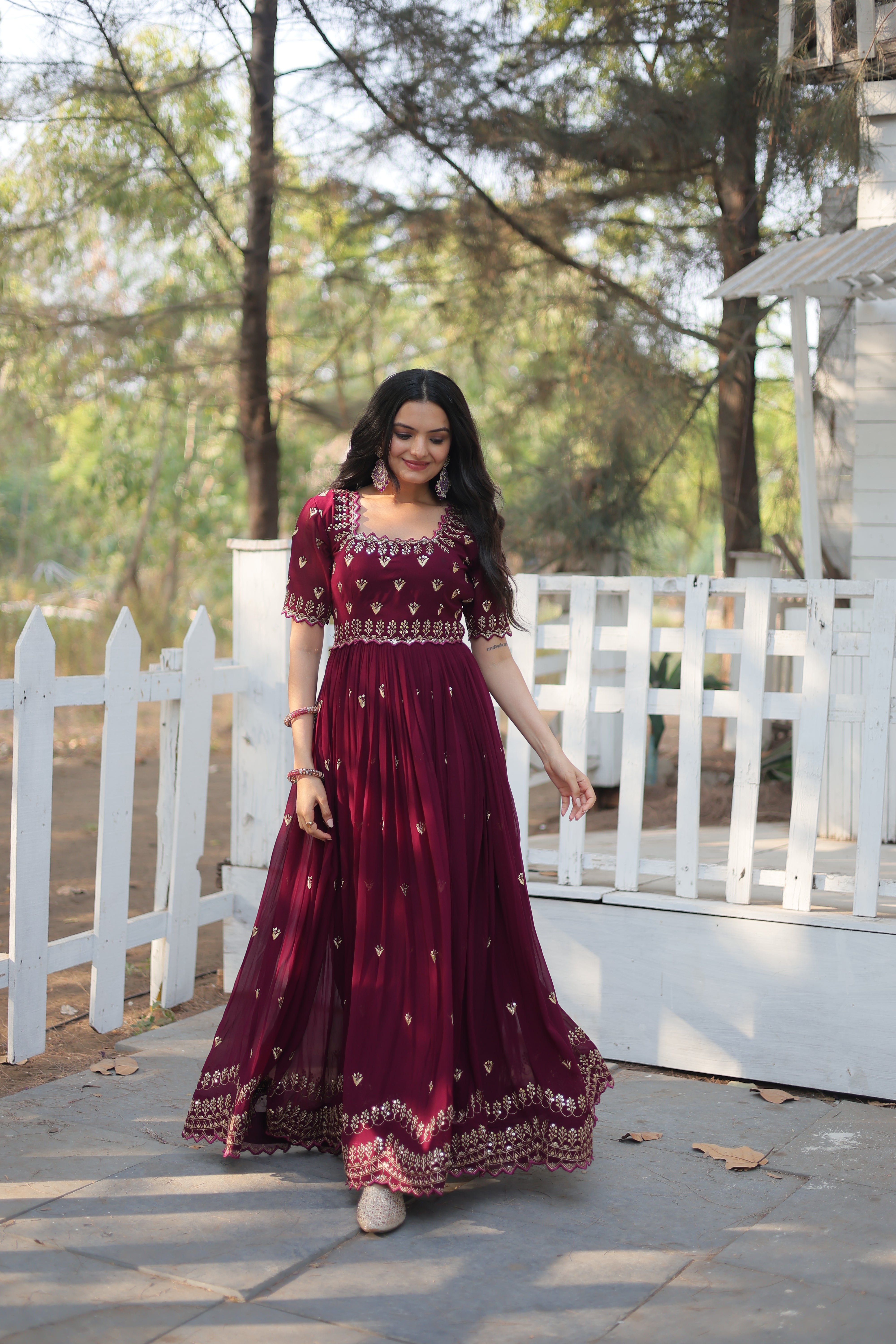 Beautiful Designer Readymade Gown