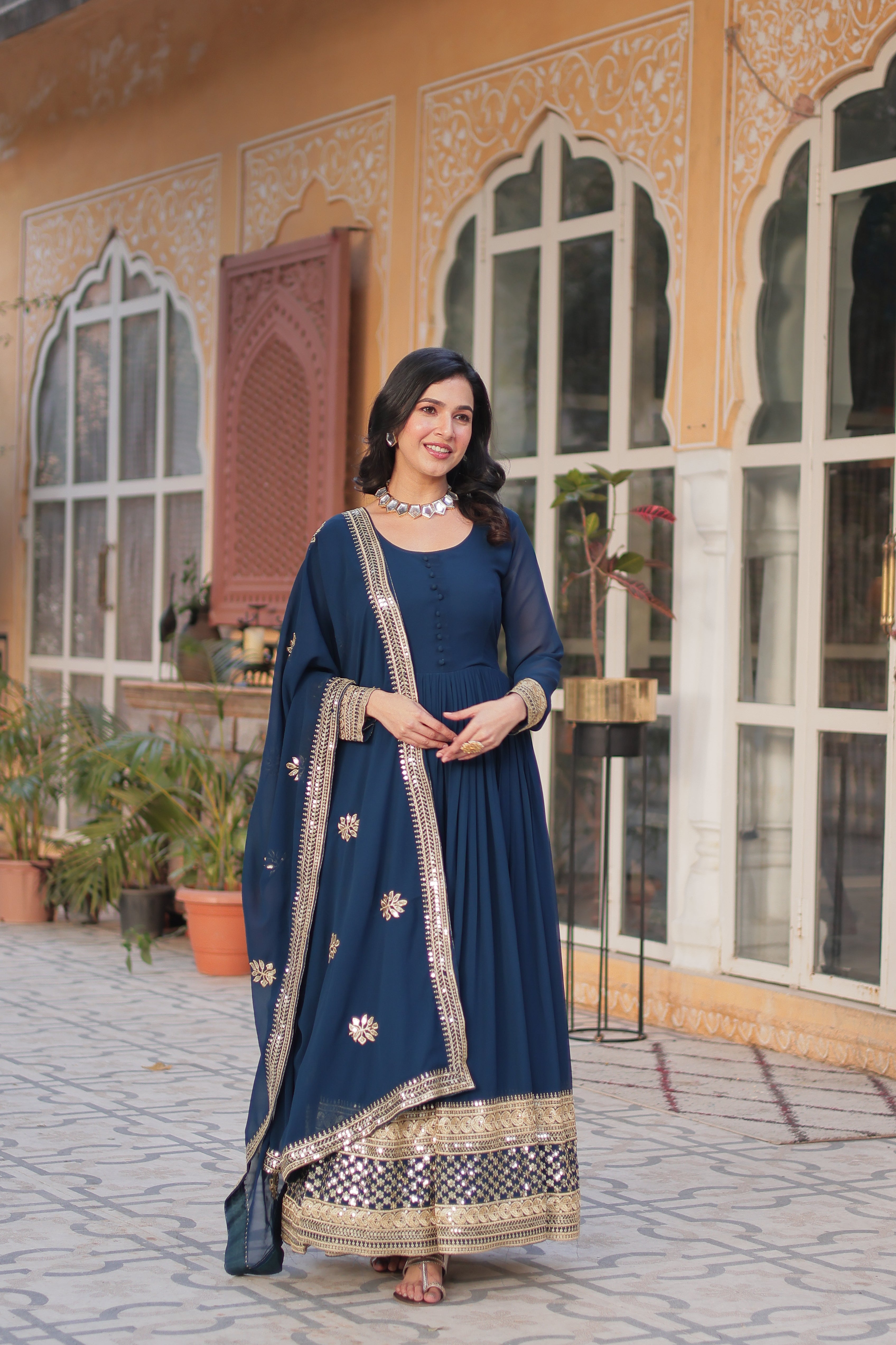 Premium Designer Readymade Gown
