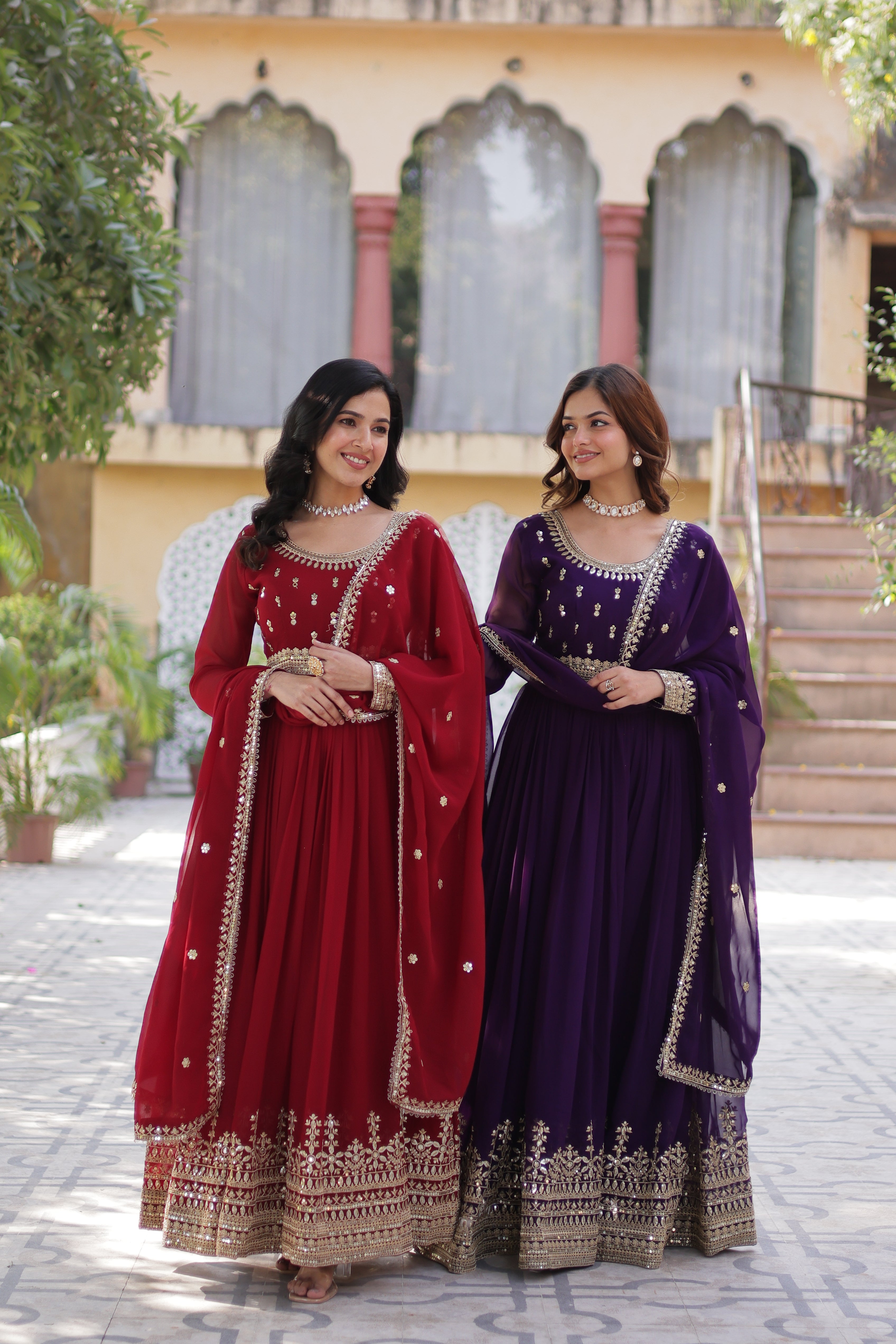 Elegant Designer Readymade Gown