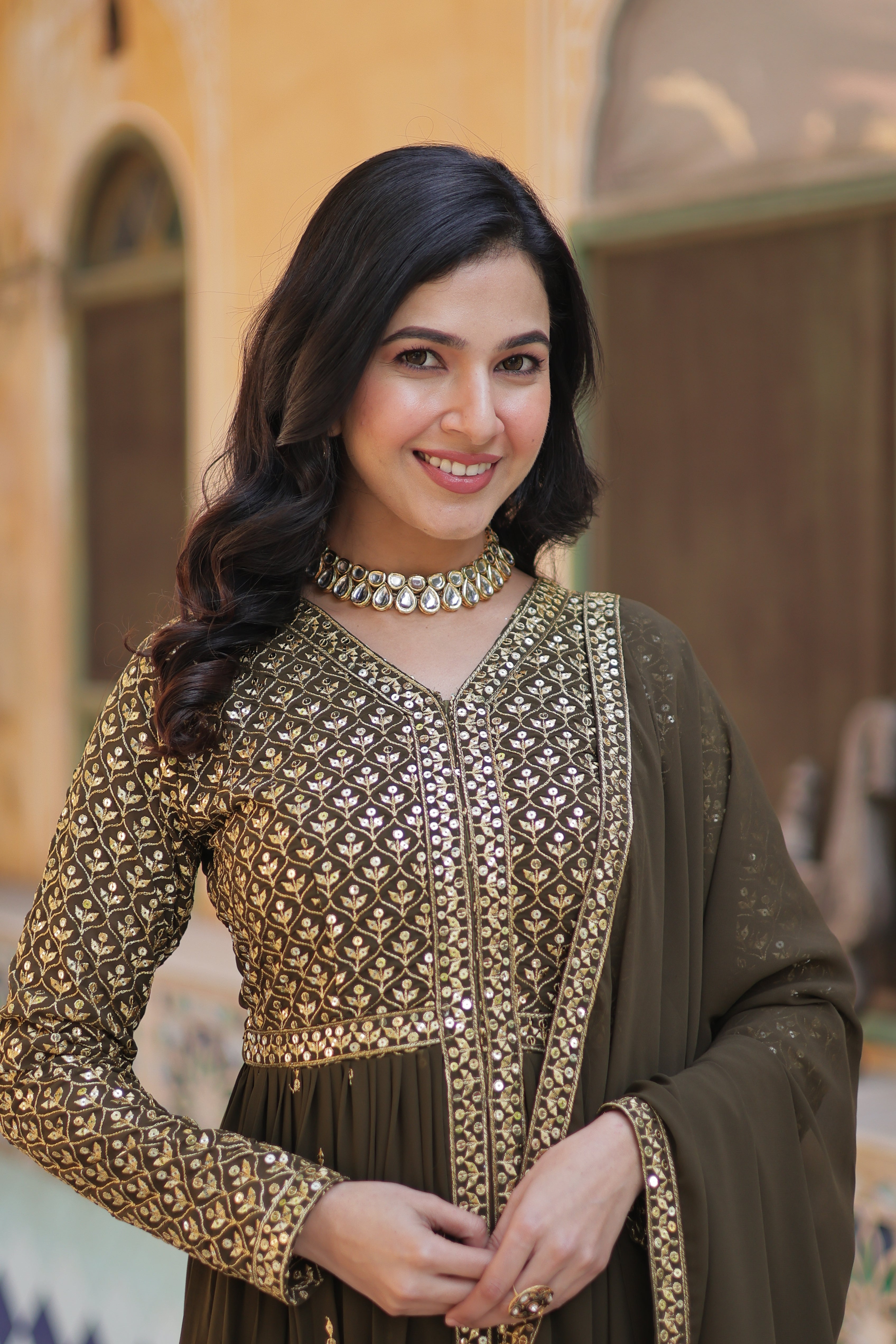PREMIUM READYMADE  KURTI WITH PANT & DUPATTA SET