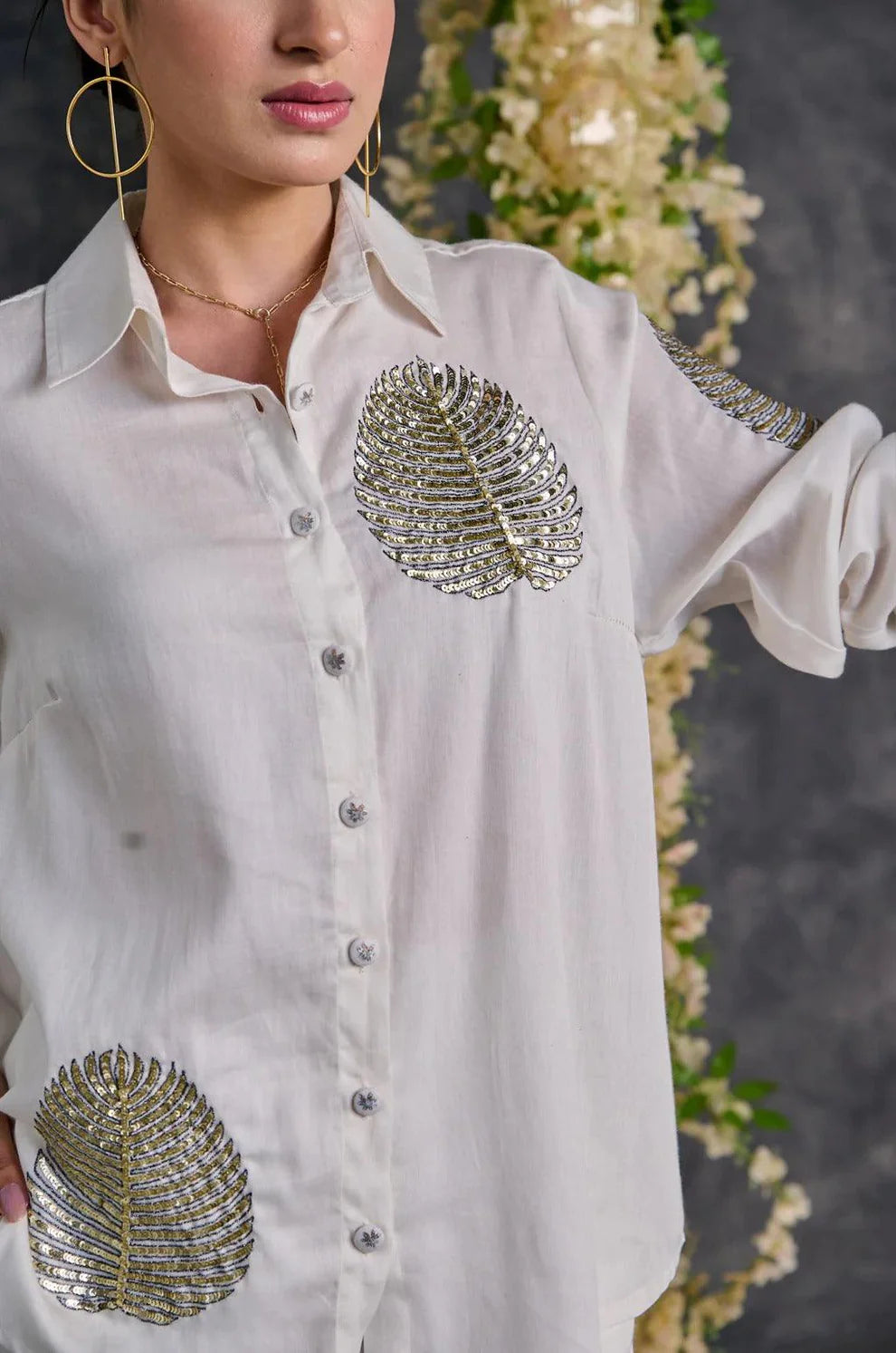 Girls Fancy Handwork Co-ord set