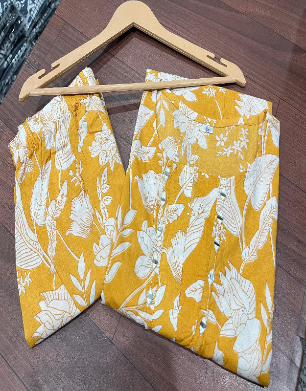 Graceful Yellow Mirror Work Kurti