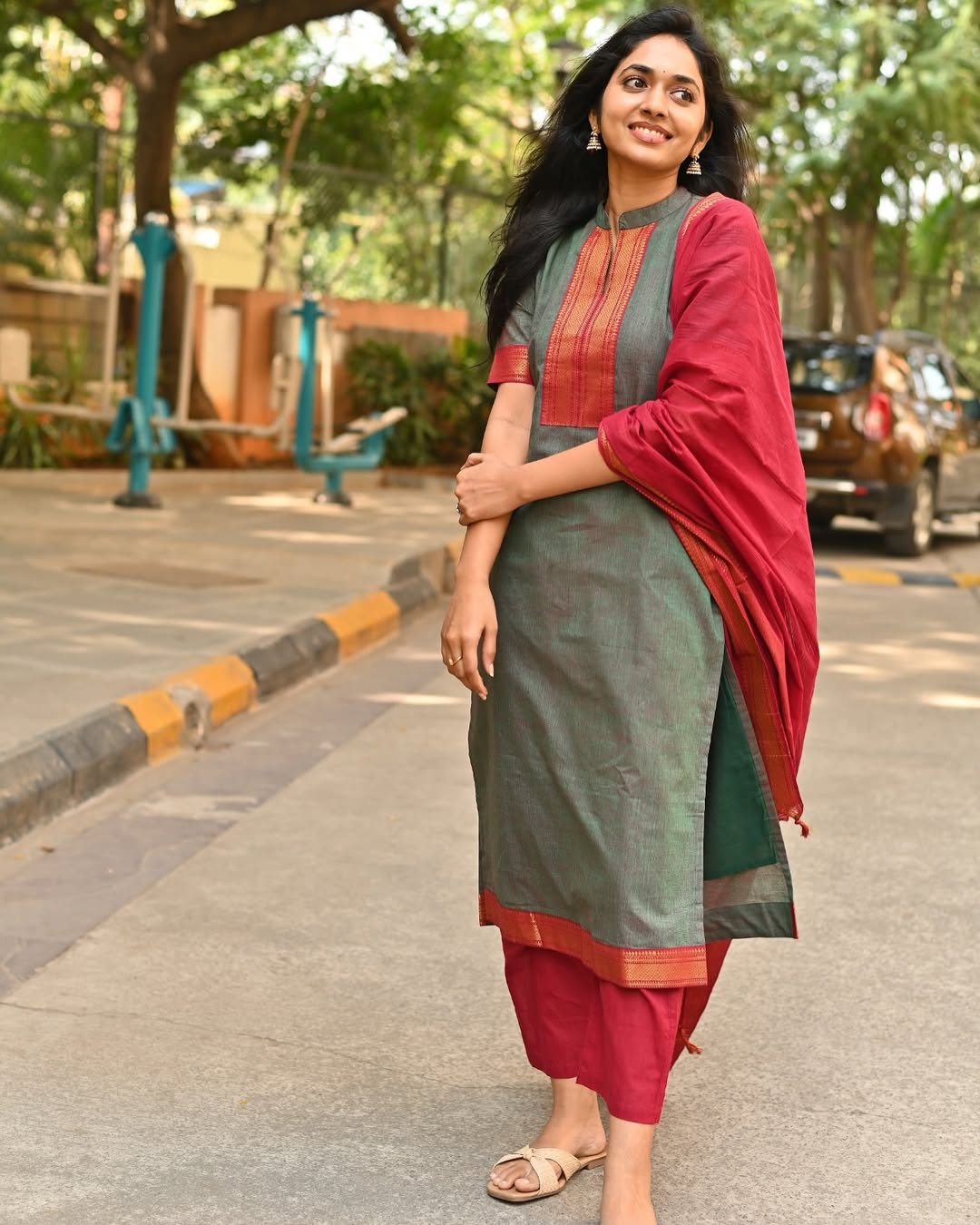 Beautiful Kanchi Cotton Suit Set