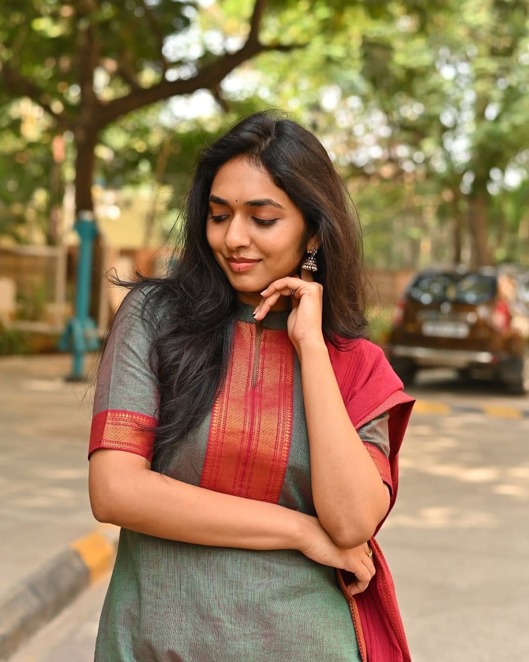 Beautiful Kanchi Cotton Suit Set