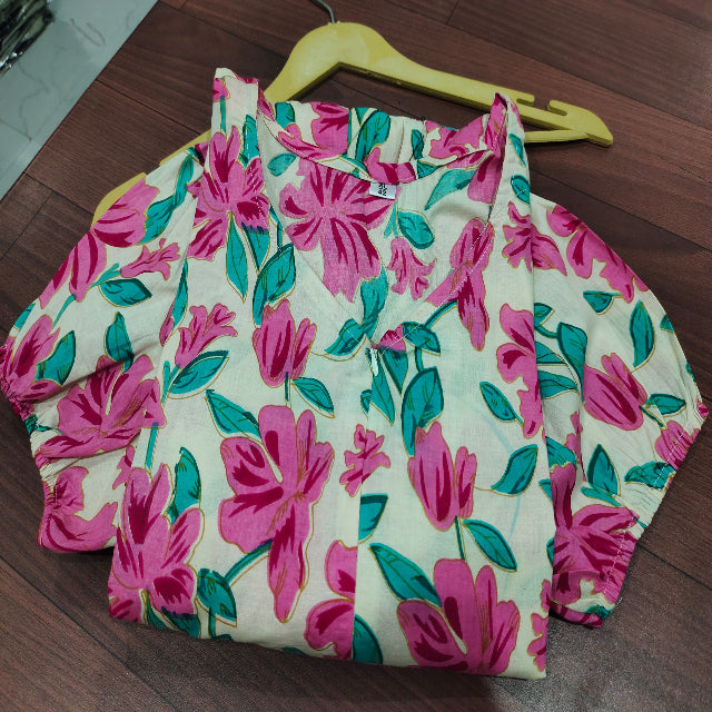 Beautiful Multi Color Cotton Midi Dress