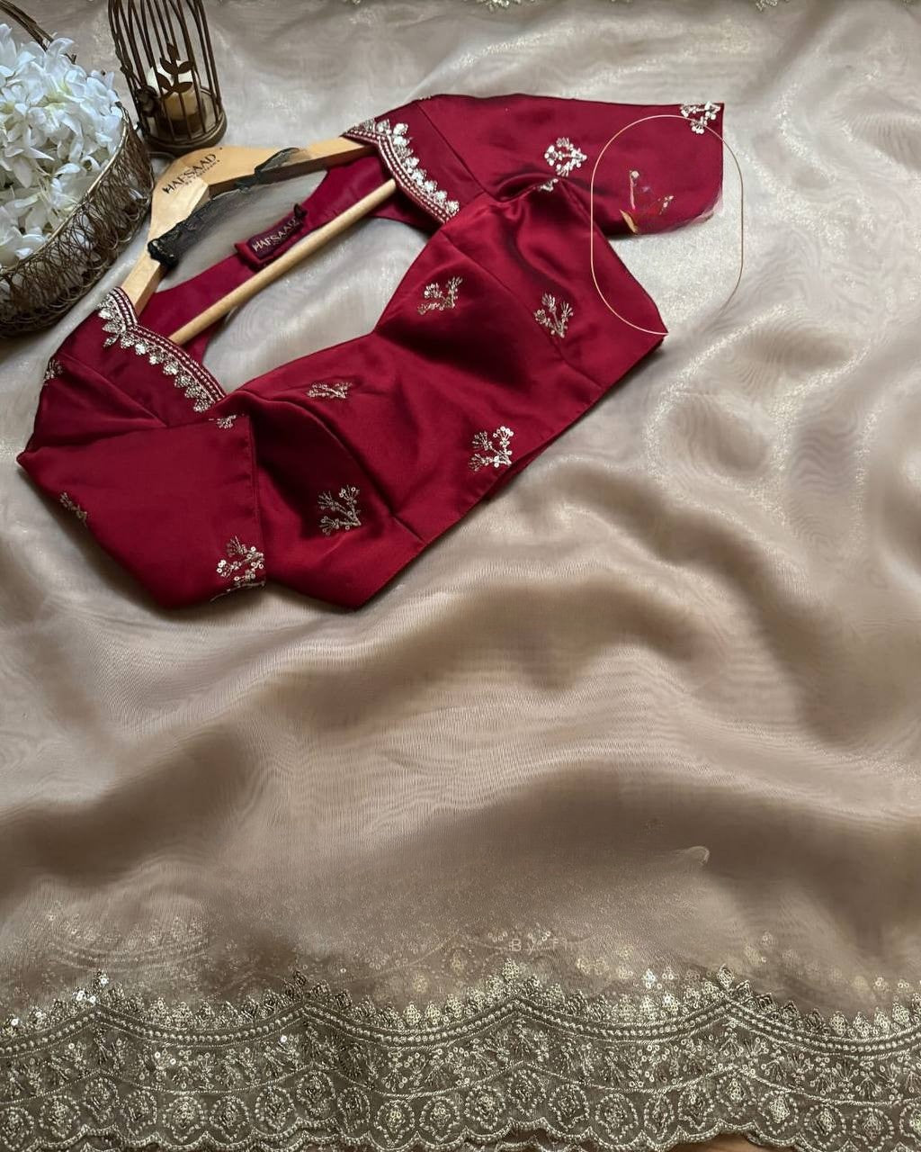 Exclusive Designer Sequins Saree