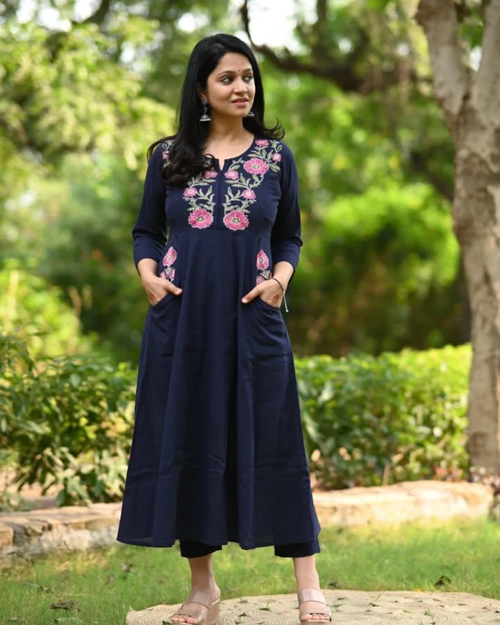 Pure cotton kurta pant set for women