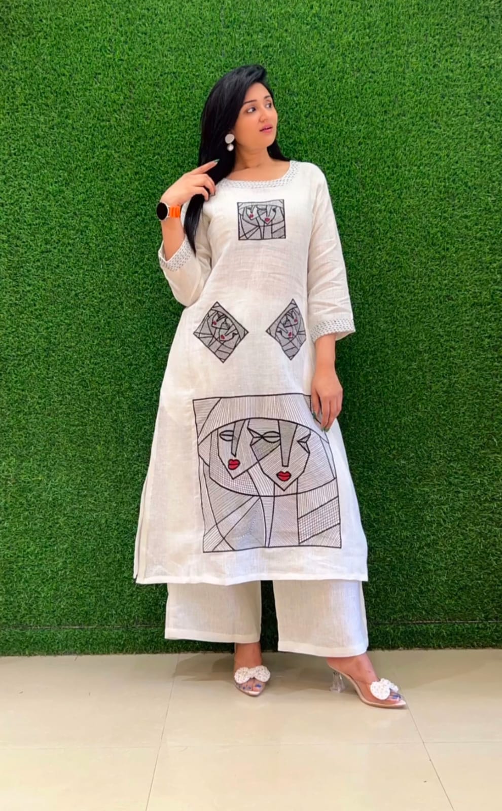 Cotton kurta pant sets