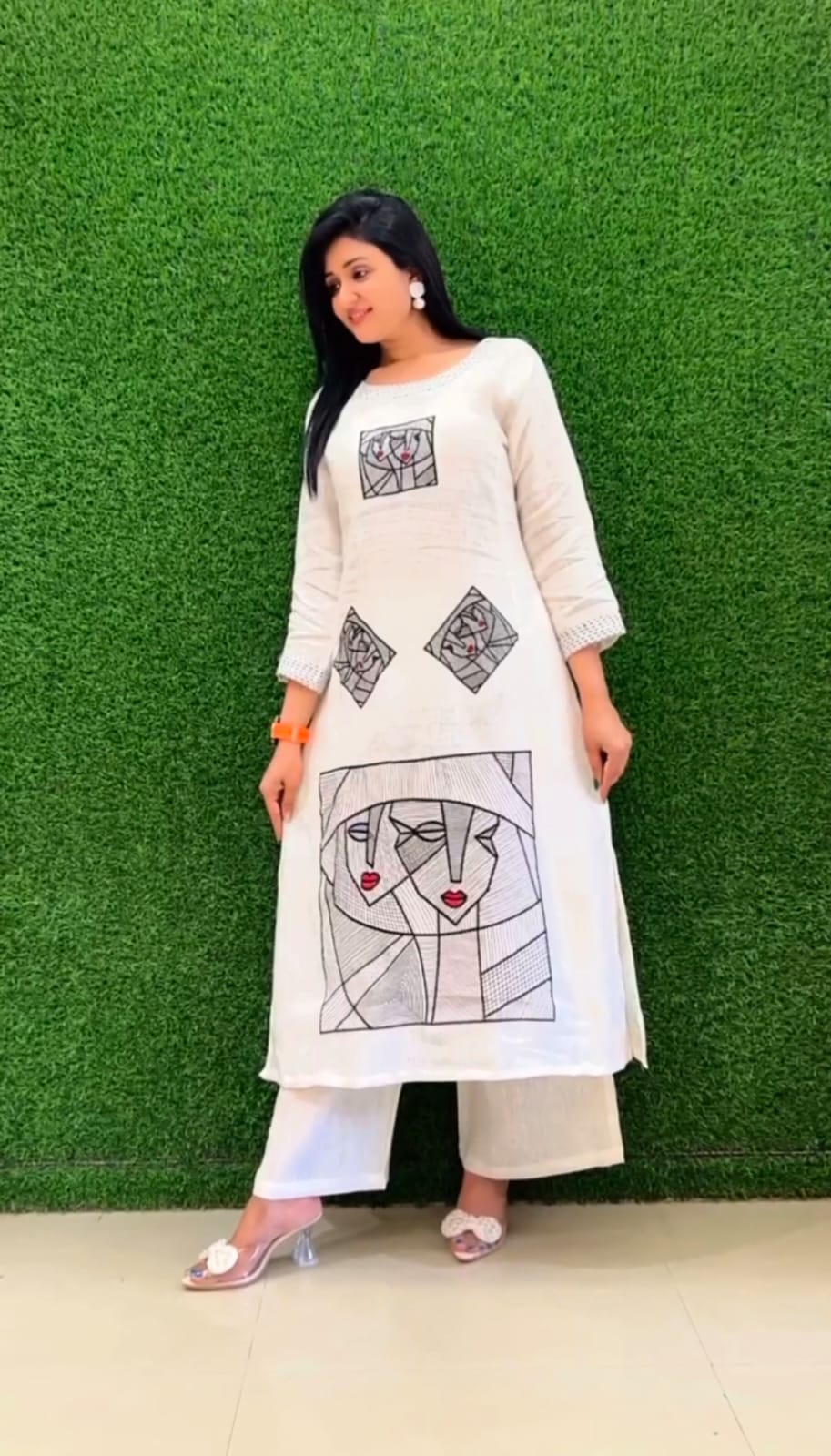 Cotton kurta pant sets